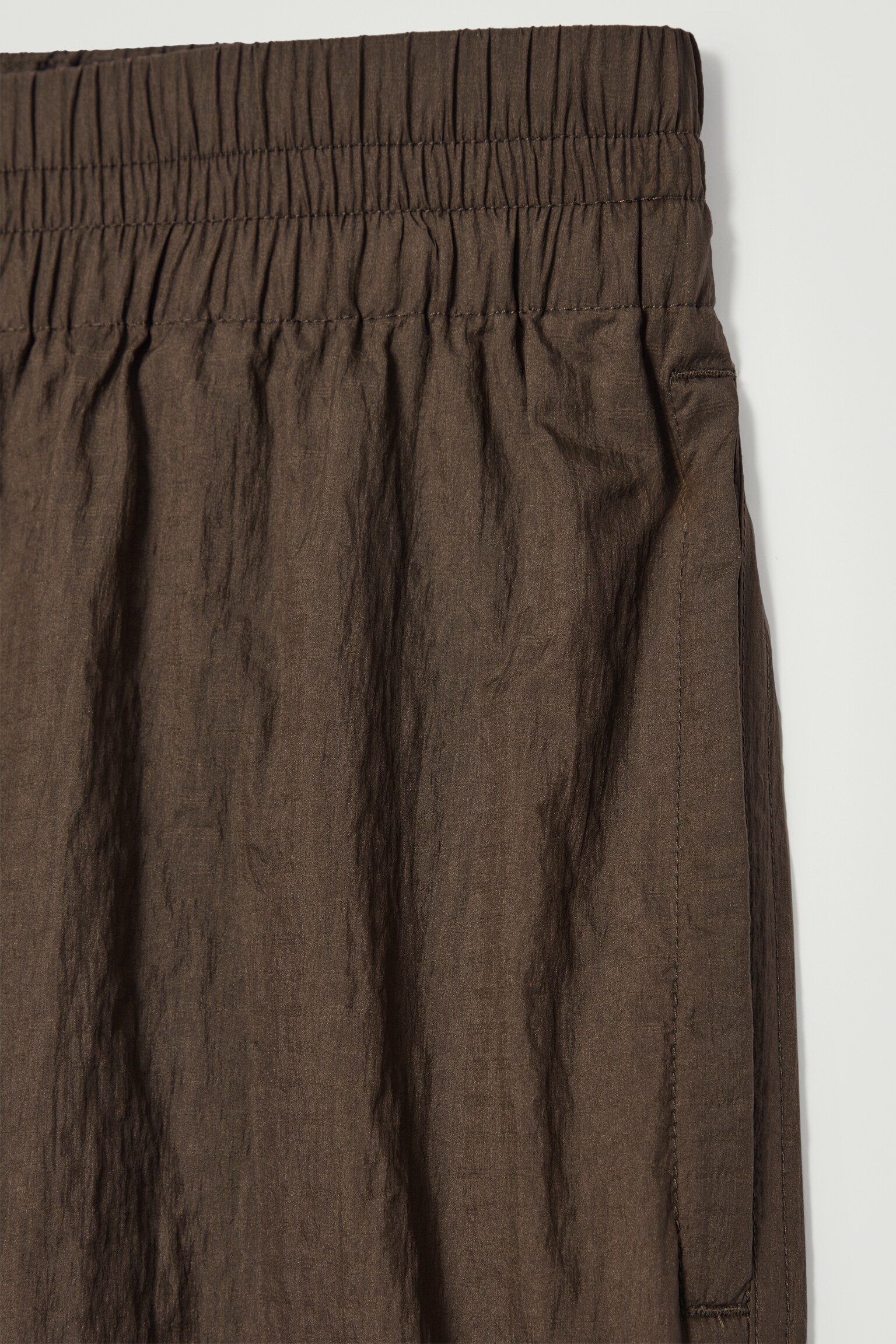 SHORT PARACHUTE EN NYLON RIPSTOP - BRUN - 2