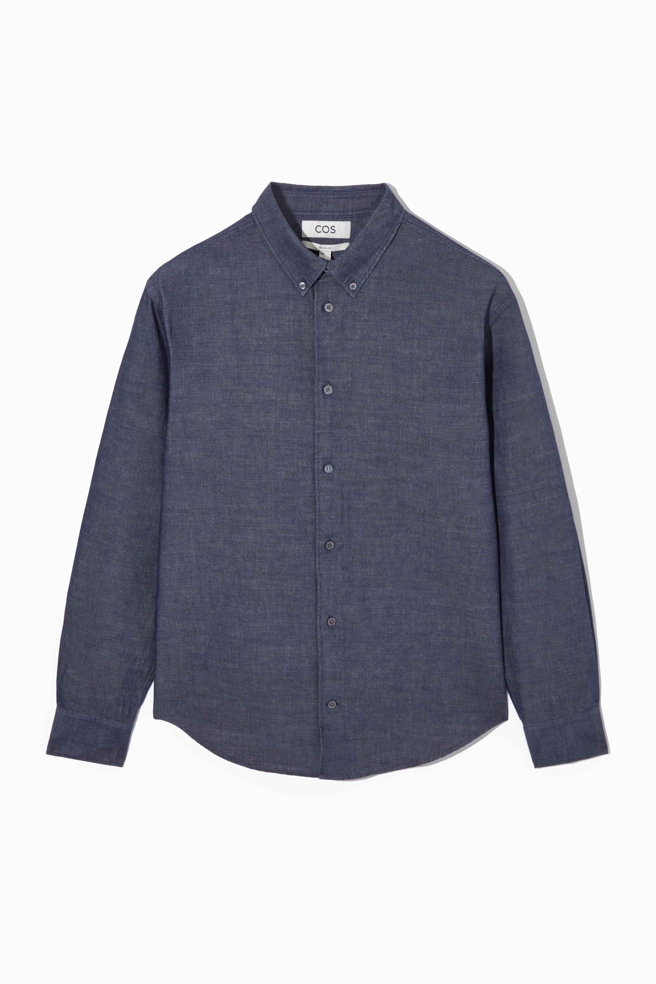 Näytä suurempi kuva: REGULAR-FIT CHAMBRAY SHIRT - SININEN - MIEHET | H&M FI 1