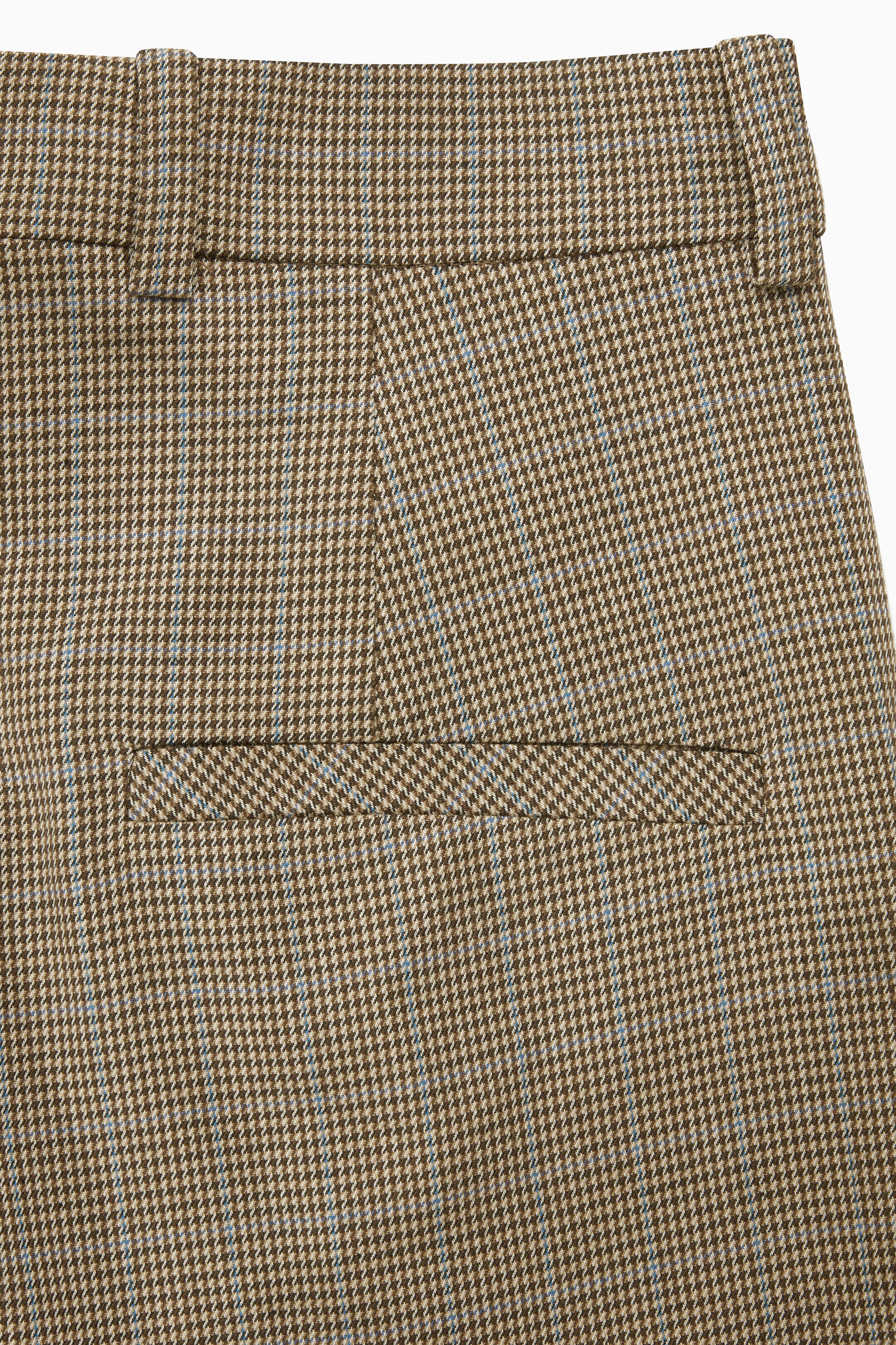 View larger image: SLIM CHECKED FLARED TROUSERS - BROWN / CHECKED - Ladies | H&M GB 2