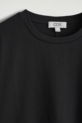 OVERSIZED BOXY COTTON T-SHIRT — BLACK 6