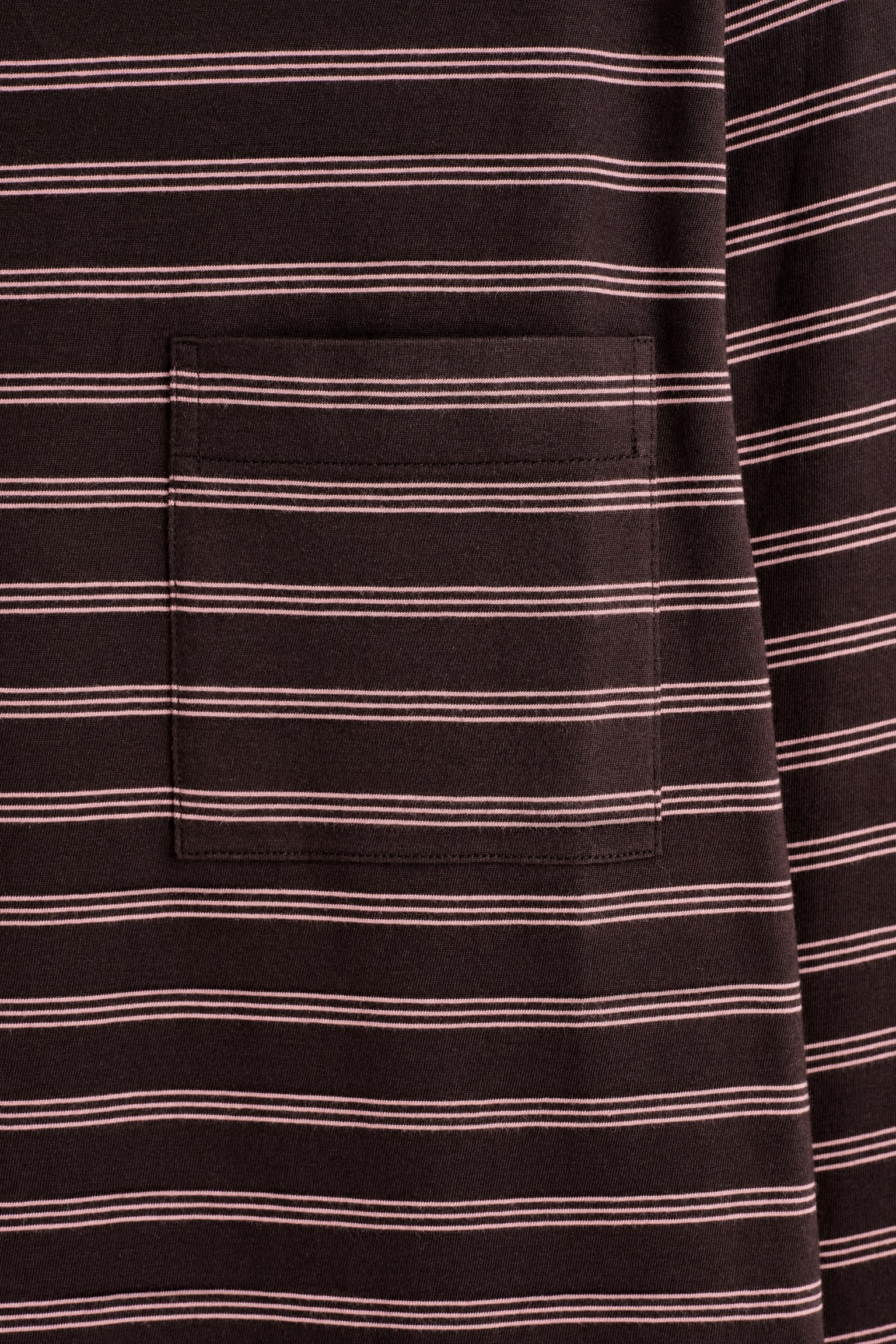 HOSSZÚ UJJÚ PAMUT PÓLÓ - BROWN / PINK / STRIPED/SZÜRKE MELANZS/FEHÉR - 6