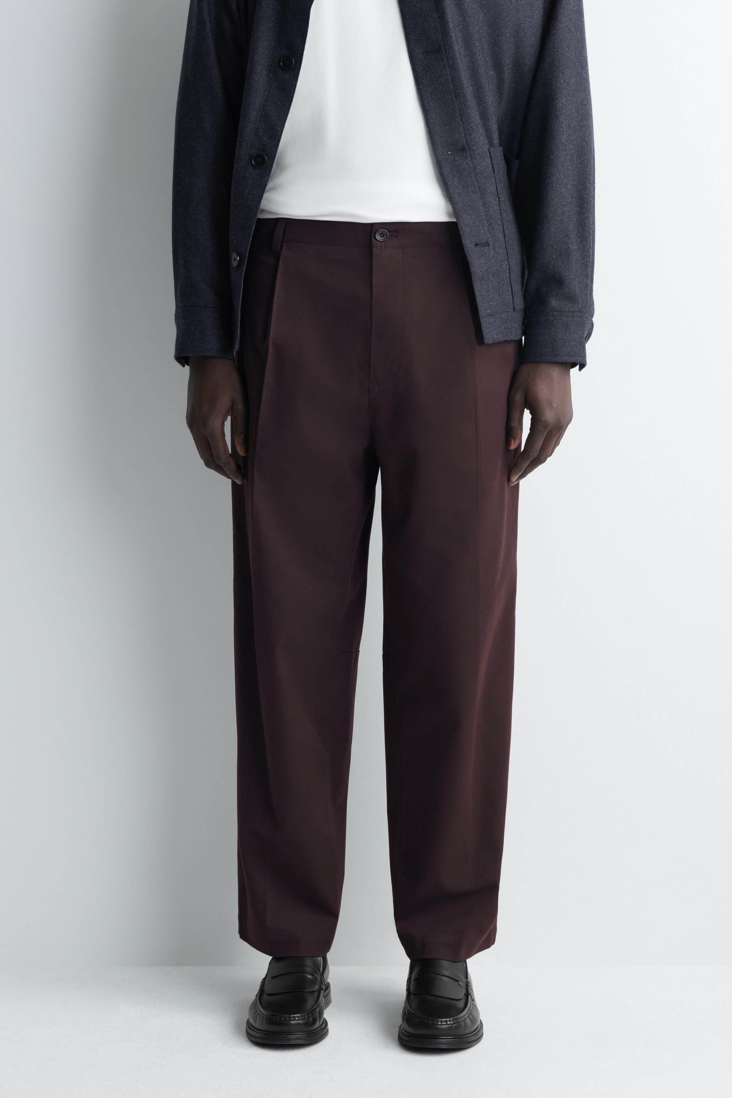 CROPPED COTTON RELAXED-FIT STRAIGHT-LEG PANTS - thumbnail 5