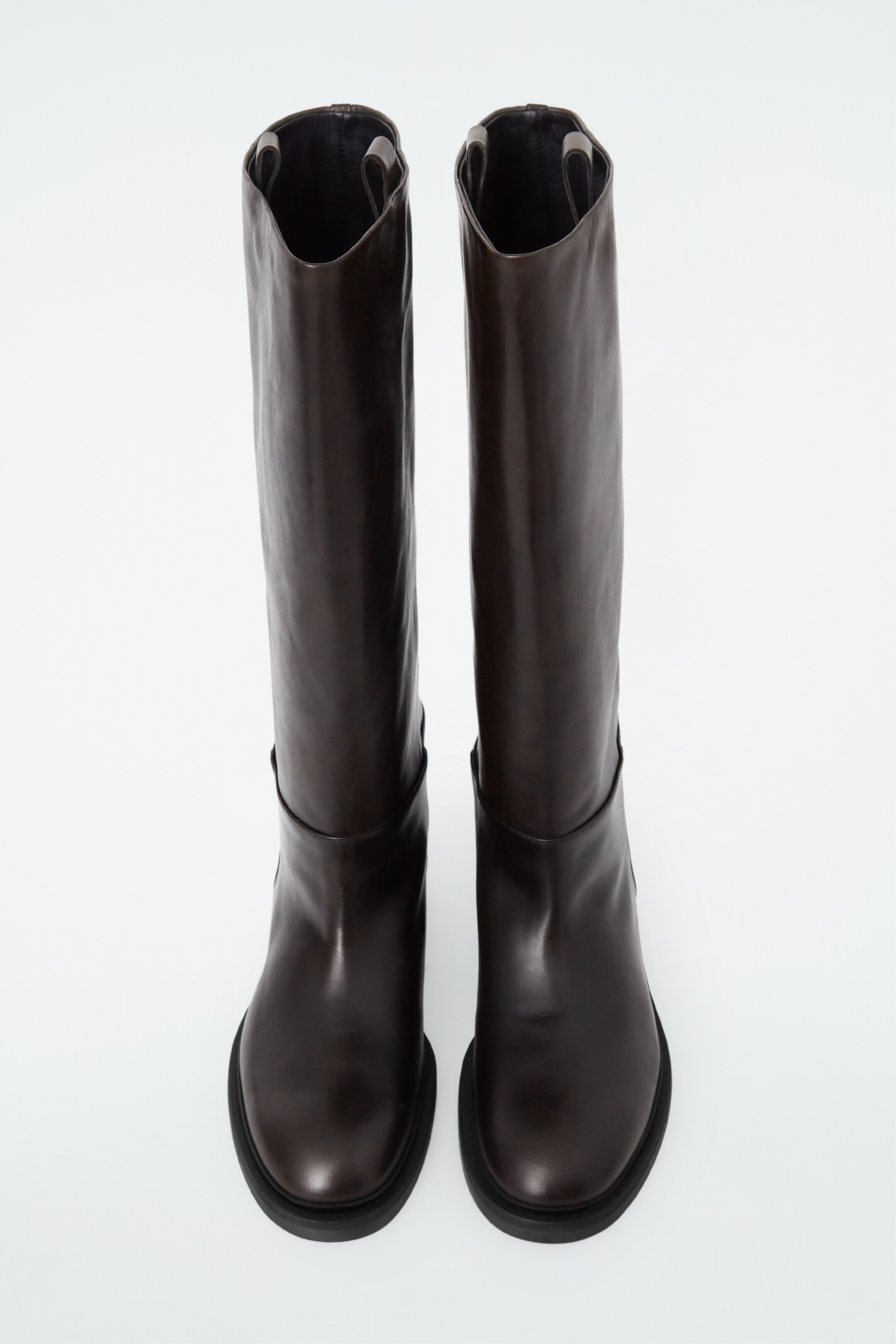 Grösseres Bild ansehen: REITSTIEFEL AUS LEDER - DUNKELBRAUN - DAMEN | H&M CH 2