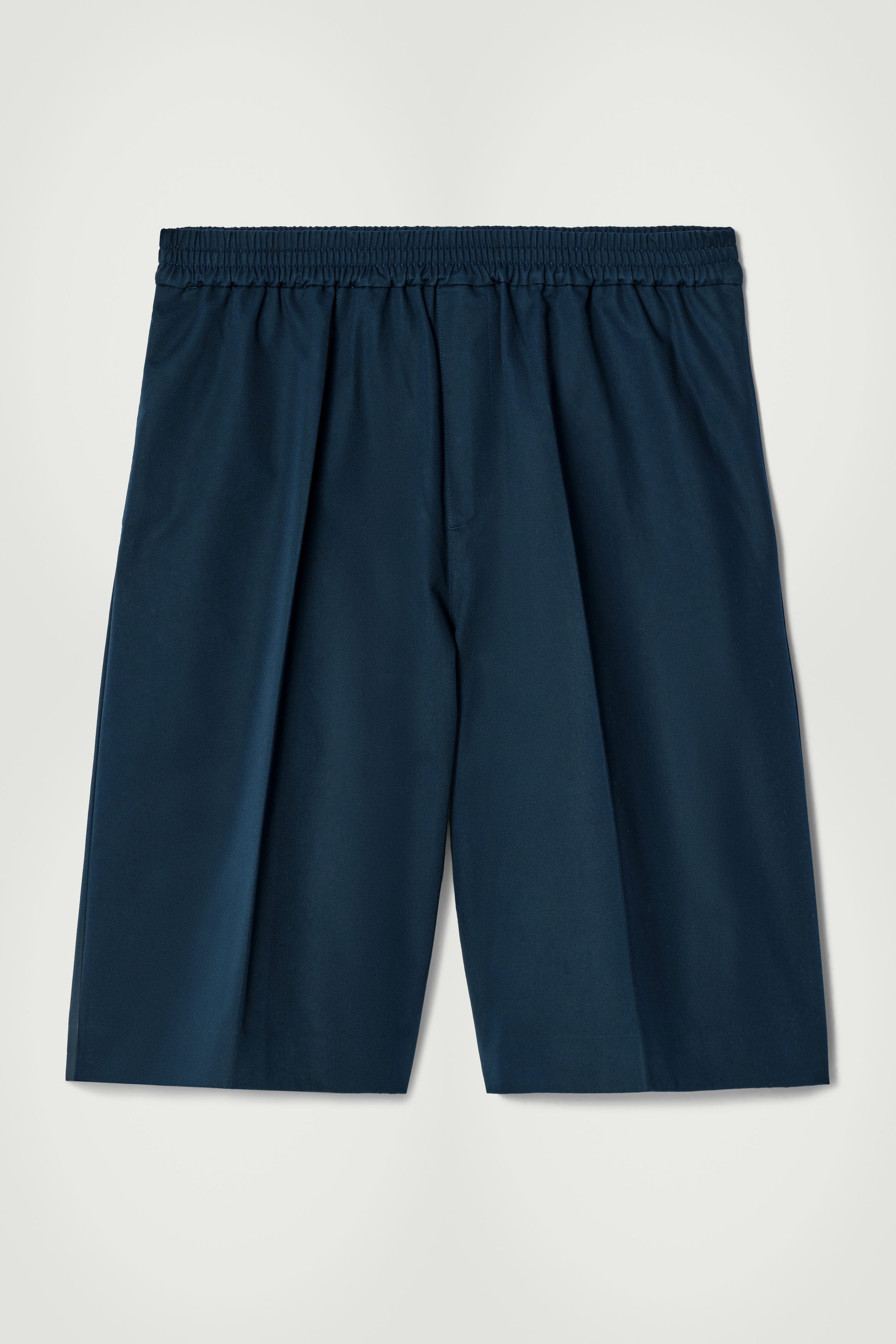OVERSIZED ELASTICATED WIDE-LEG SHORTS