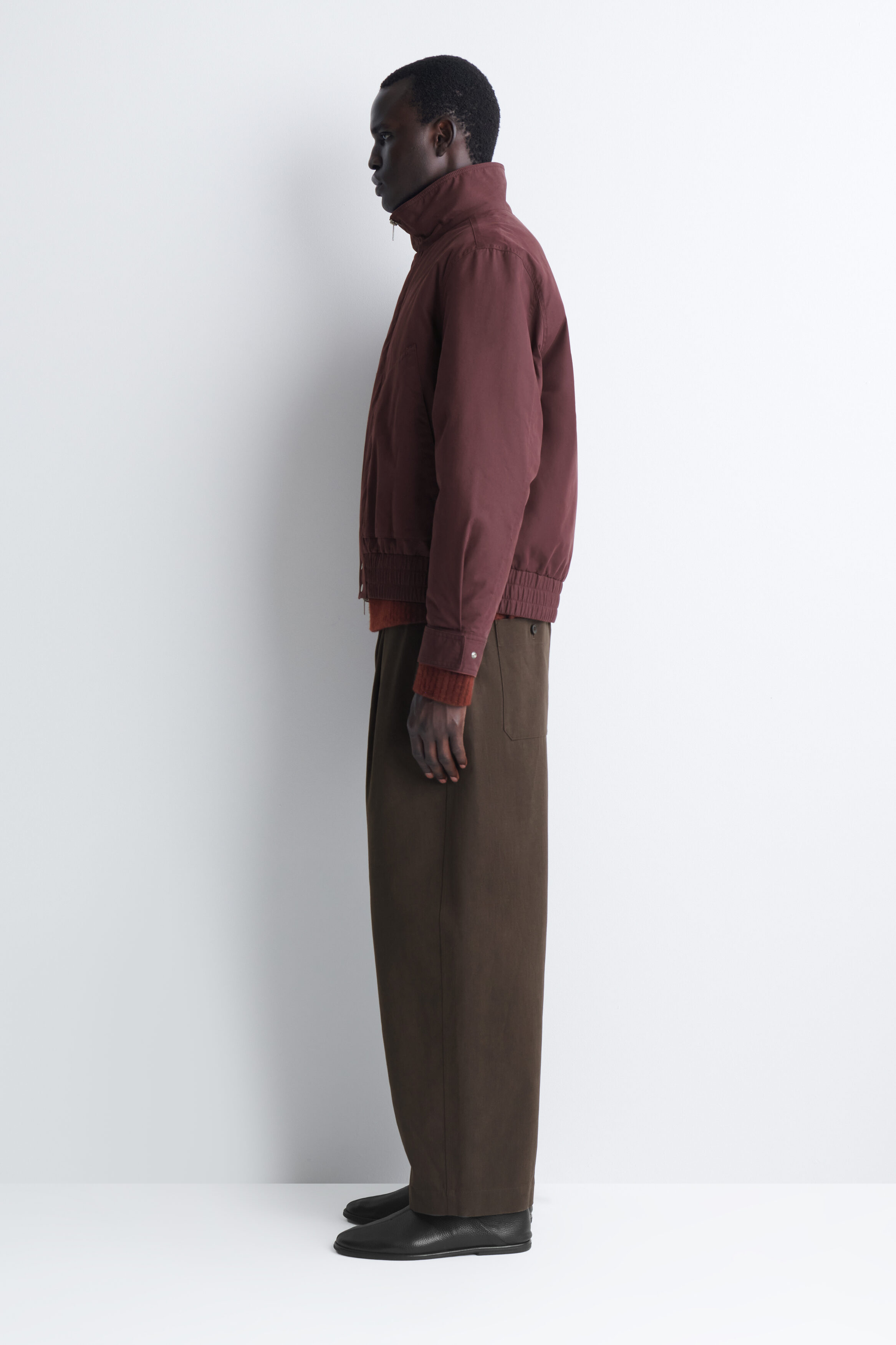 PADDED MOCK-NECK BOMBER JACKET - thumbnail 10
