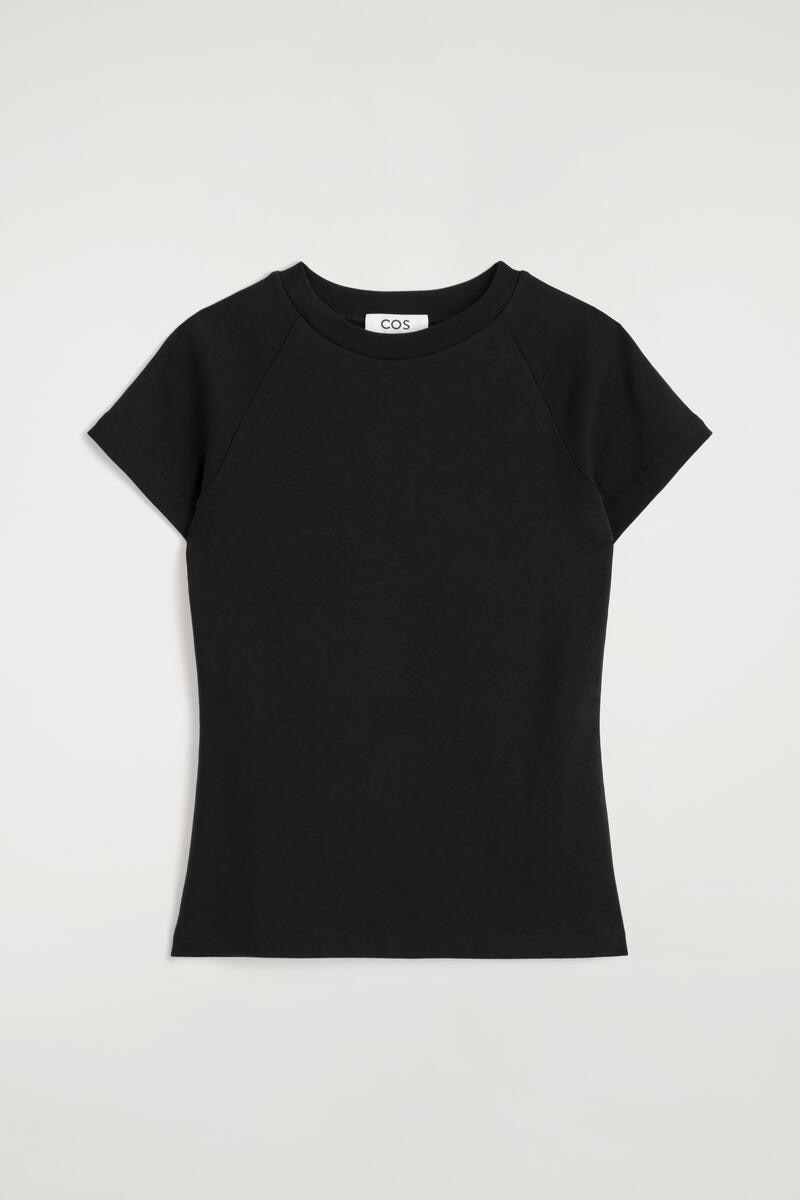 Slim Cotton Raglan T-Shirt