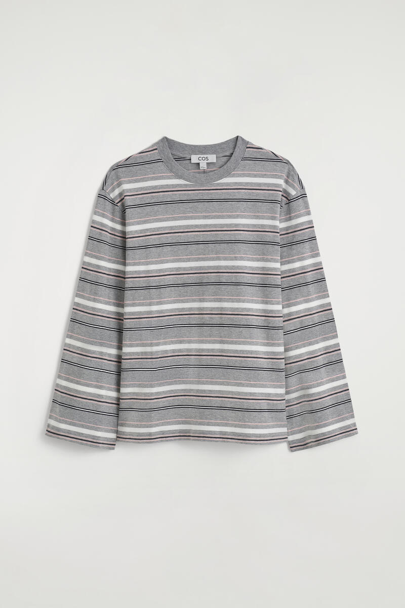 Brushed-Cotton Long-Sleeved T-Shirt
