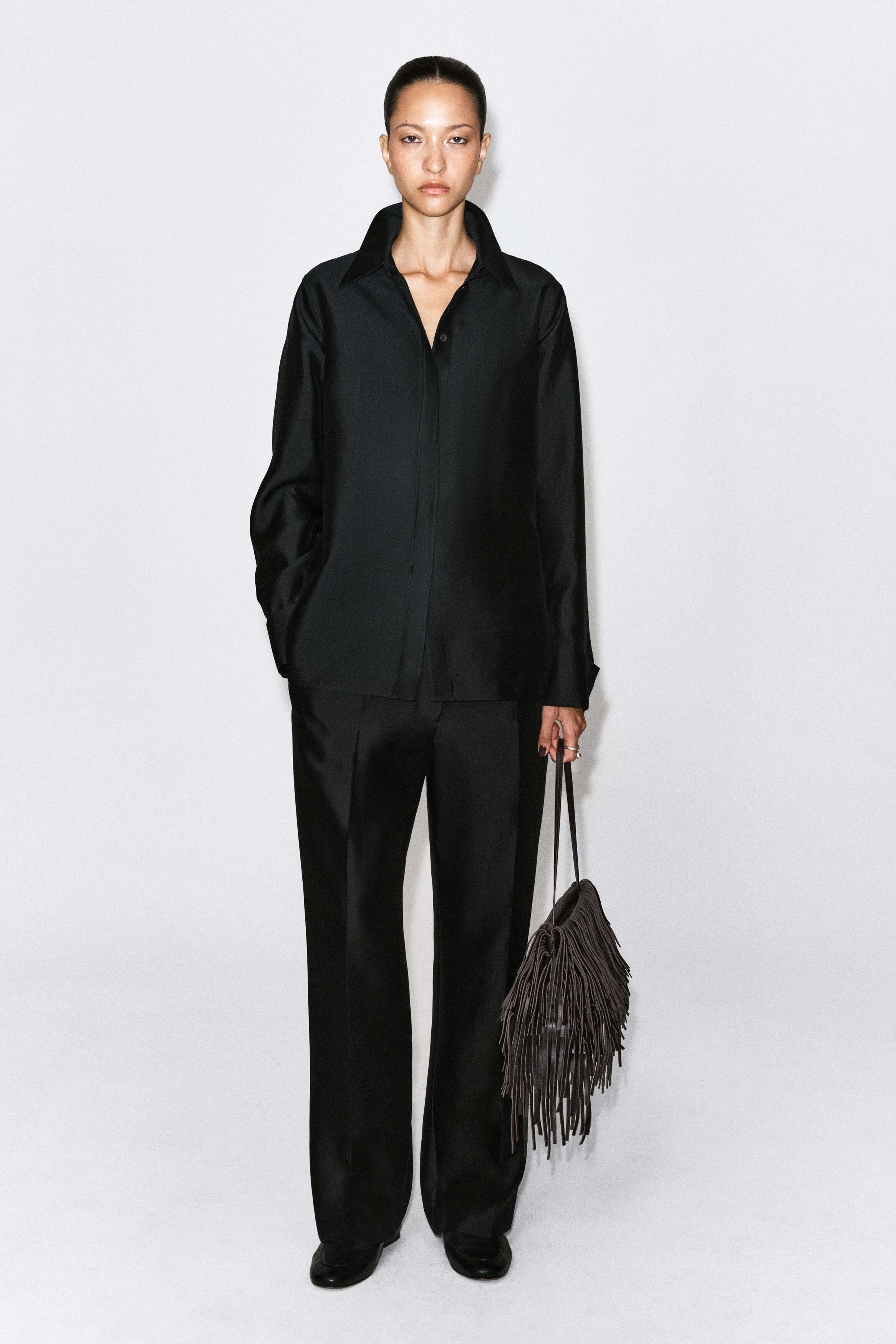 TAILORED SILK SHIRT - thumbnail 2