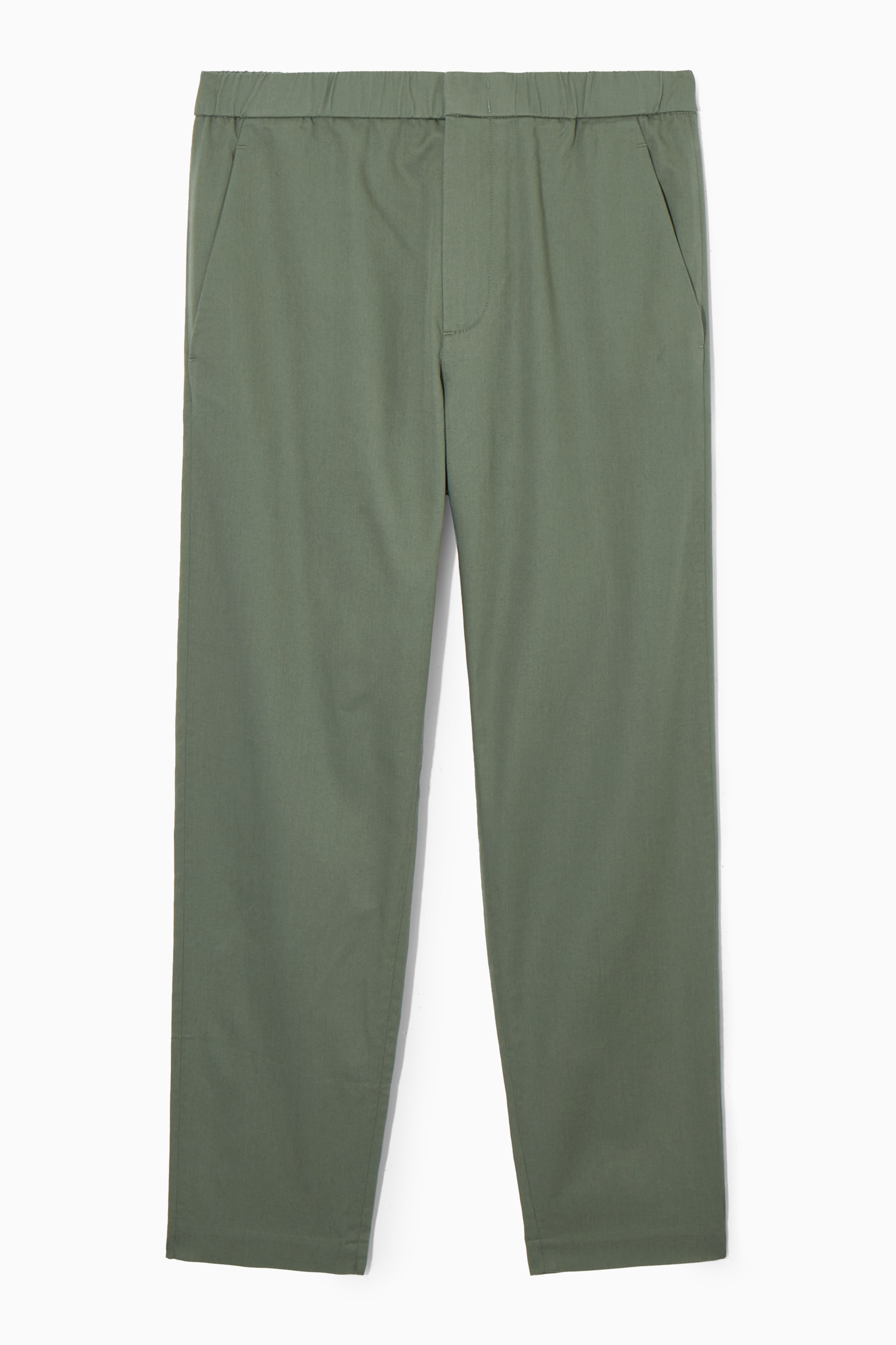 Agrandir l'image: PANTALON FUSELÉ EN SERGÉ - VERT - HOMME | H&M CH 5