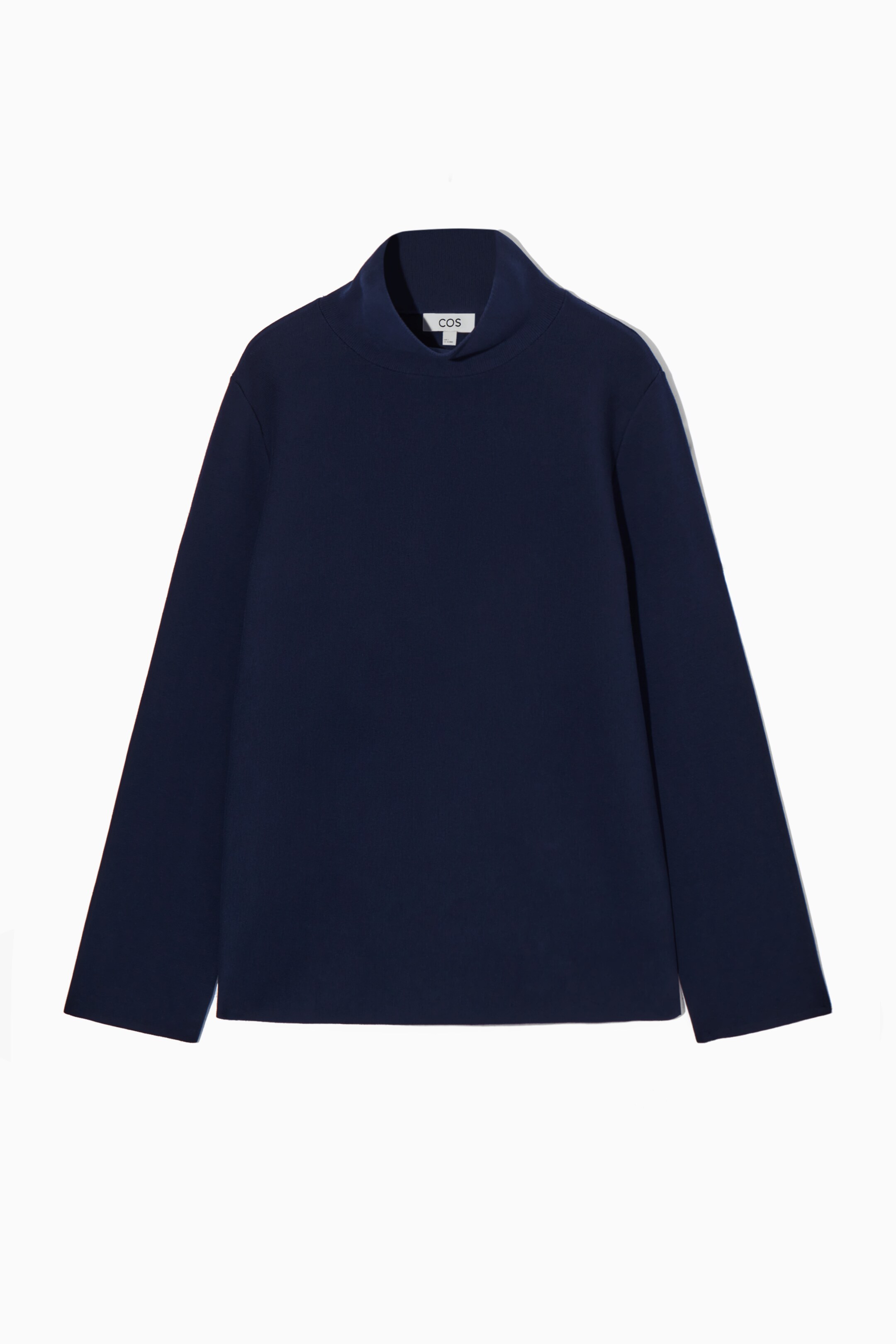 View larger image: A-LINE FUNNEL-NECK TOP - NAVY - Ladies | H&M GB 1