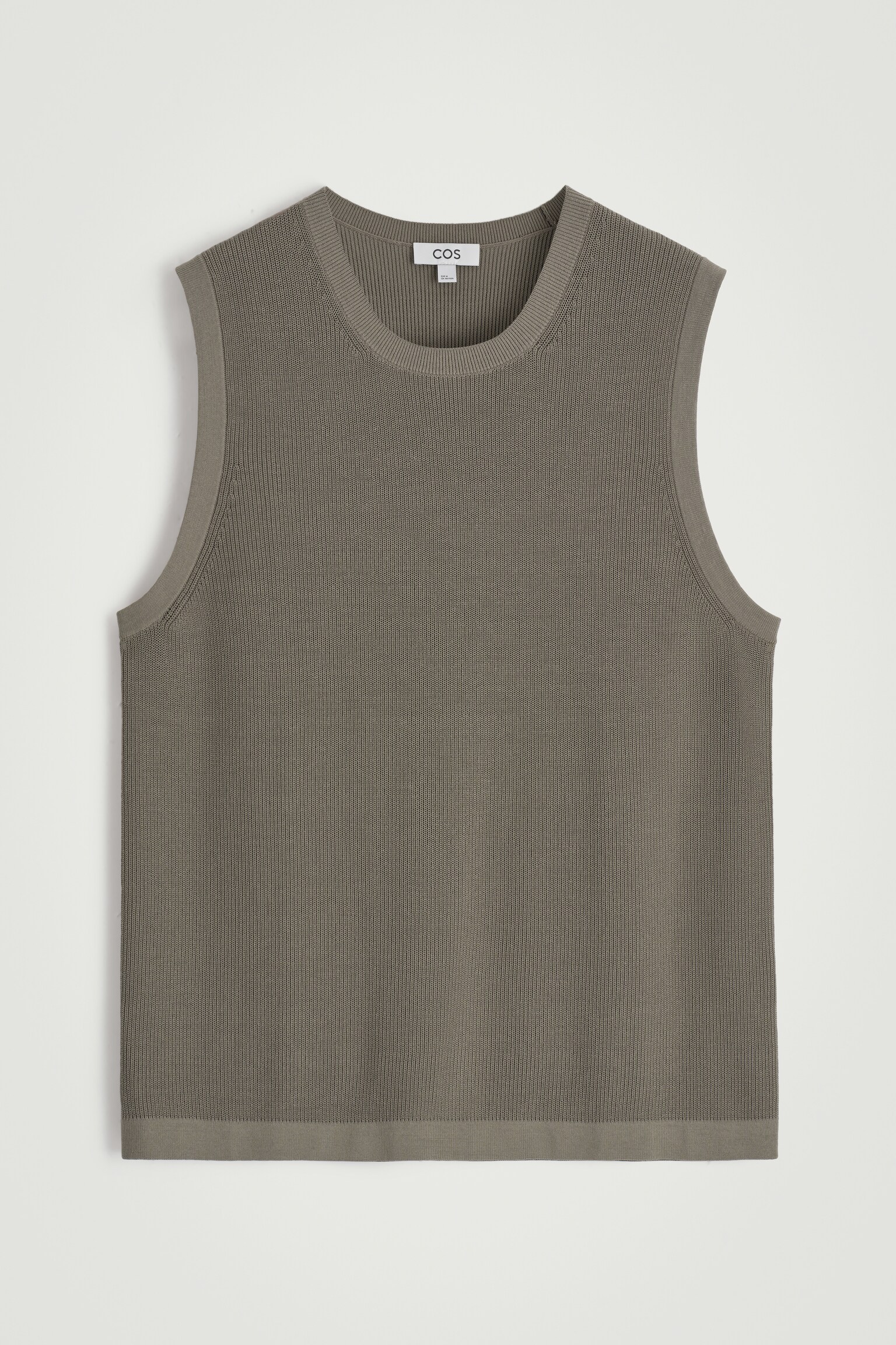 DÉBARDEUR FLUIDE EN MAILLE - TAUPE - 2