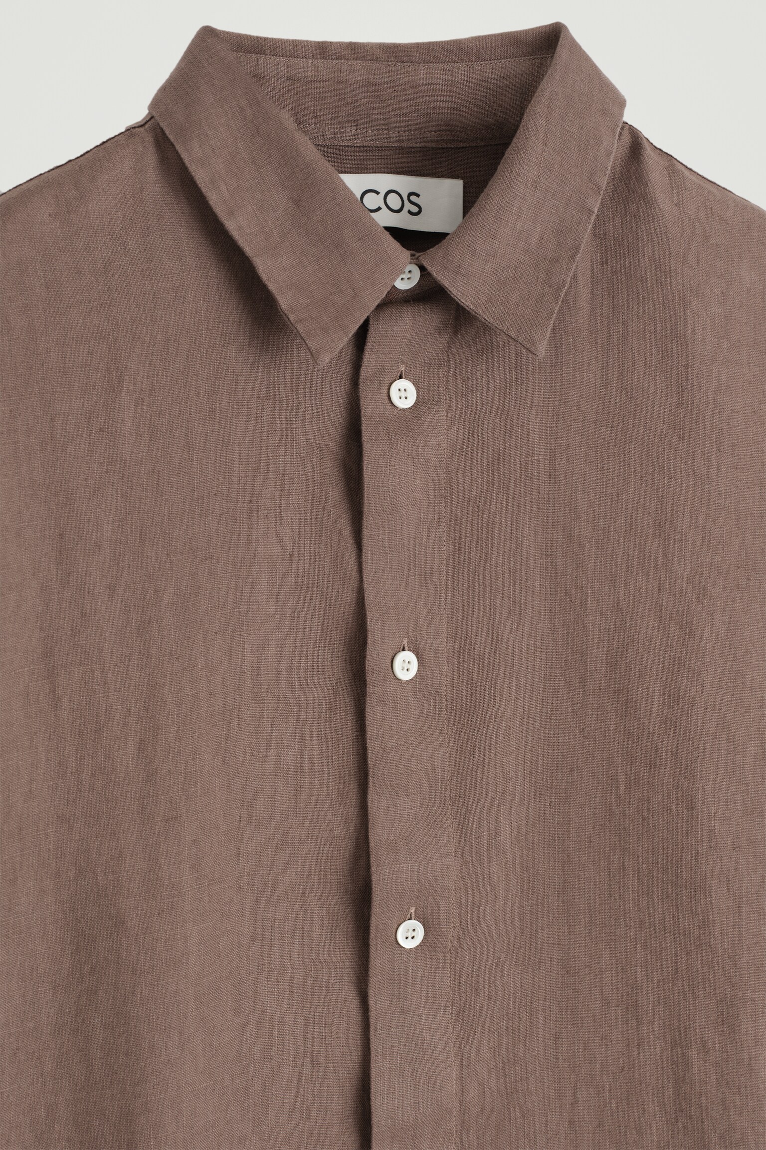 CHEMISE DÉCONTRACTÉE EN LIN - TAUPE/BLANC/BEIGE / RAYÉ/BLEU MARINE/ABRICOT / RAYURES - 6