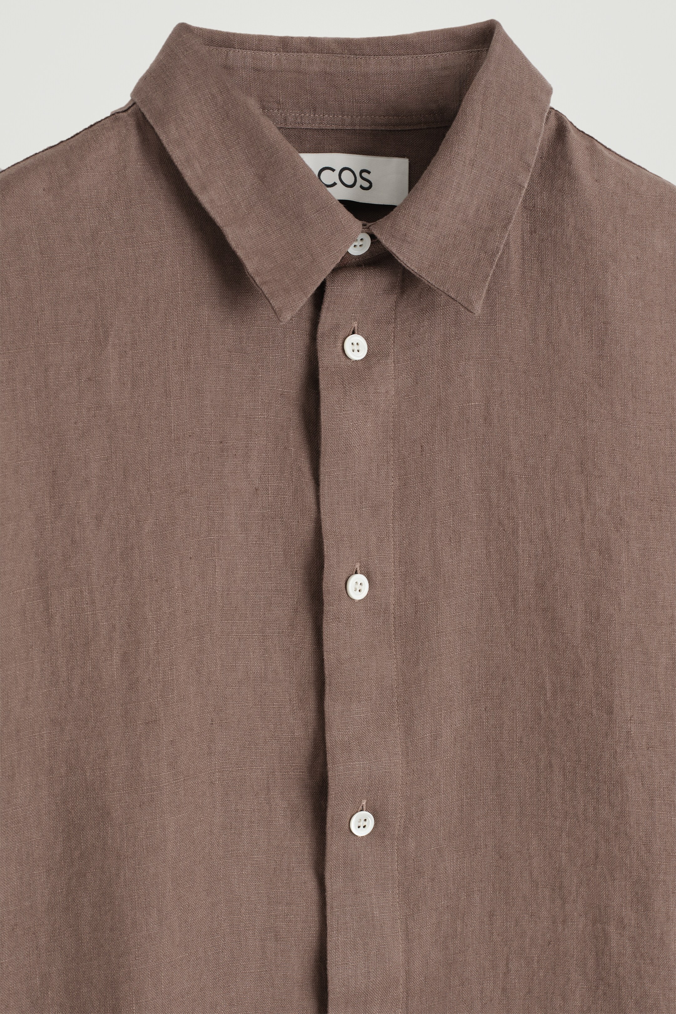 Agrandir l'image: CHEMISE DÉCONTRACTÉE EN LIN - TAUPE - HOMME | H&M CH 9