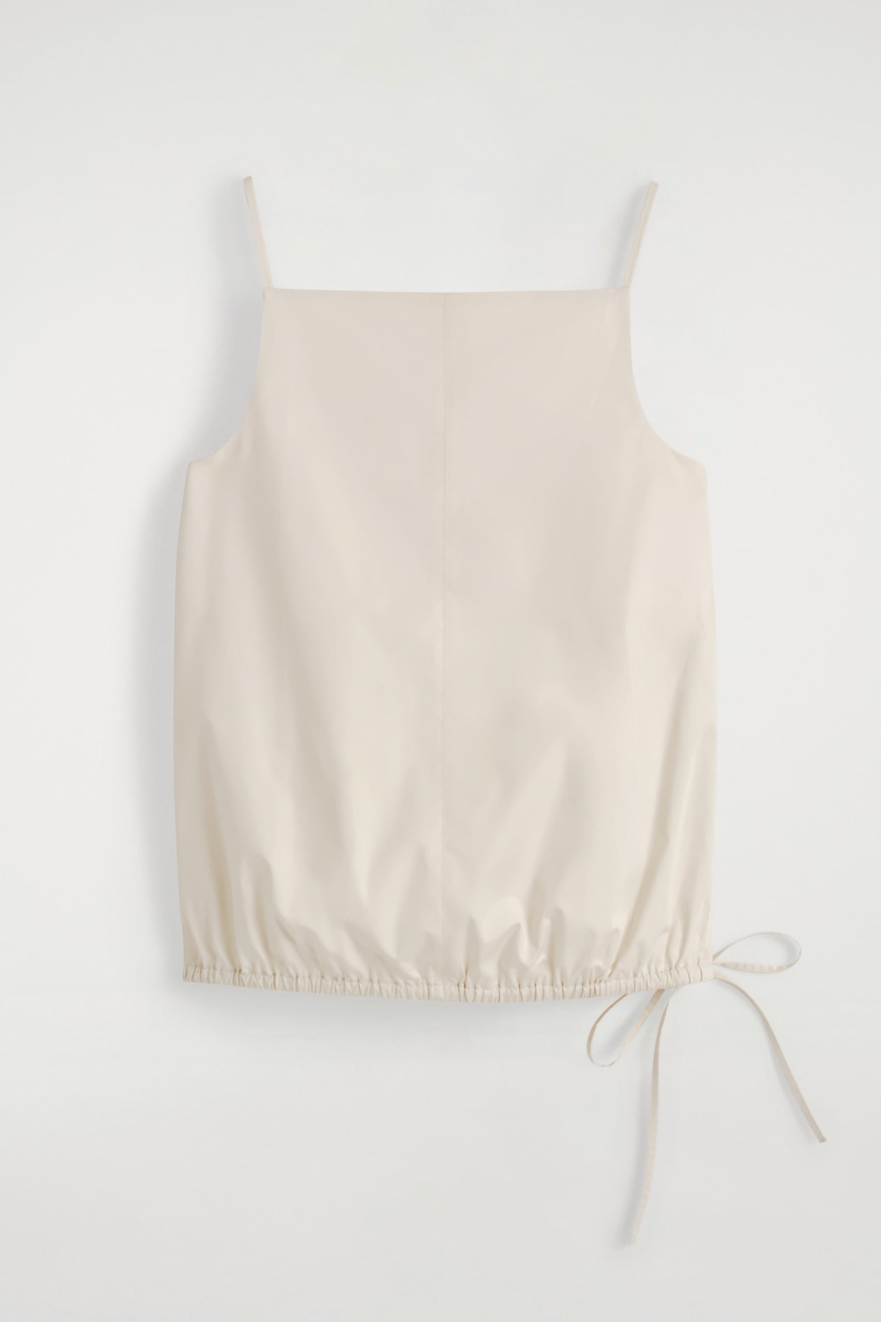TIE-DETAIL COTTON TOP
