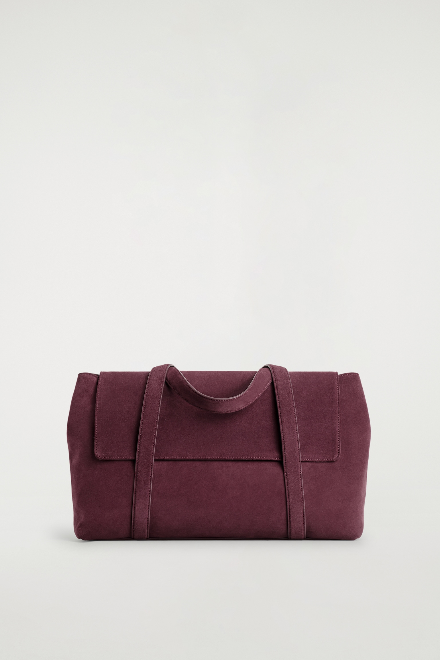 EASEL TOTE BAG - SUEDE - BORDEAUX - 2