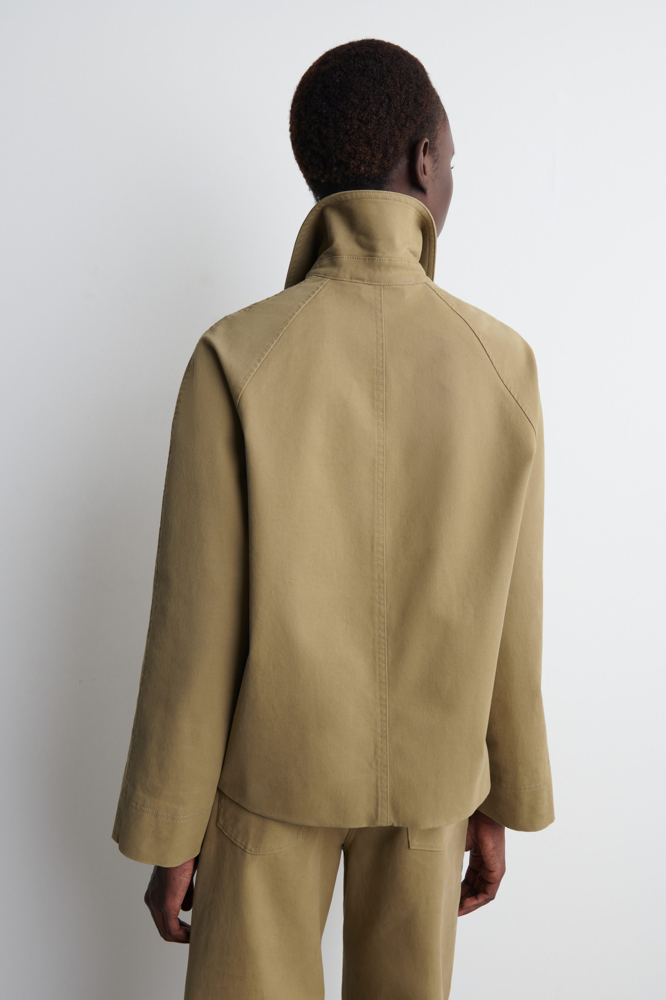 COTTON UTILITY JACKET - BEIGE | COS