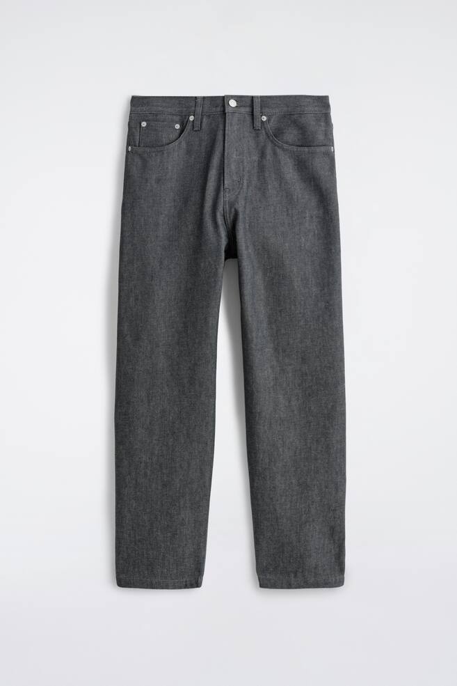 DOME JEANS MIT GERADEM BEIN UND LOCKERER PASSFORM - Dunkelgrau - 1