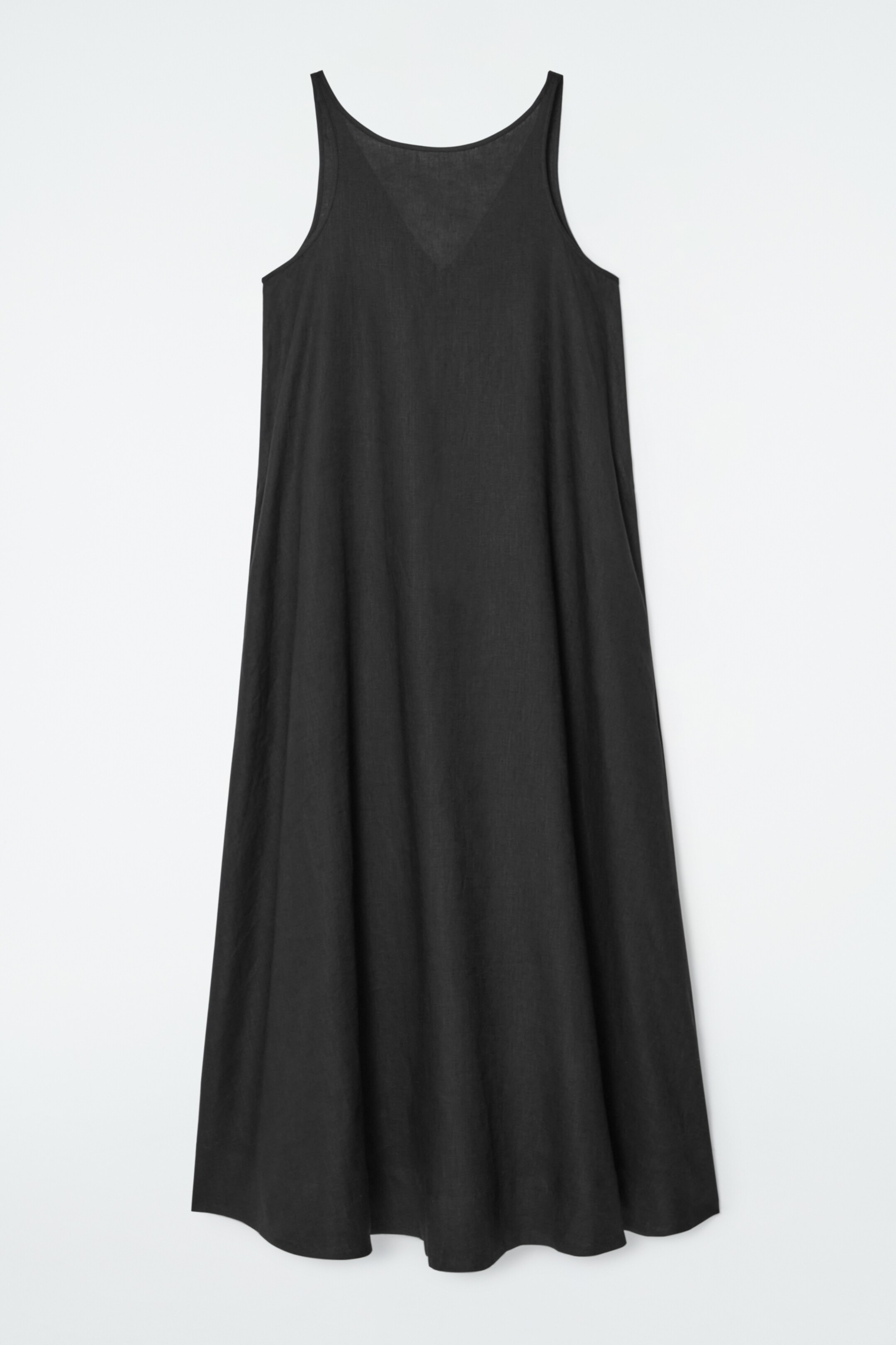 Ingrandisci l'immagine: A-LINE LINEN MAXI DRESS - BLACK - DONNA | H&M CH 1