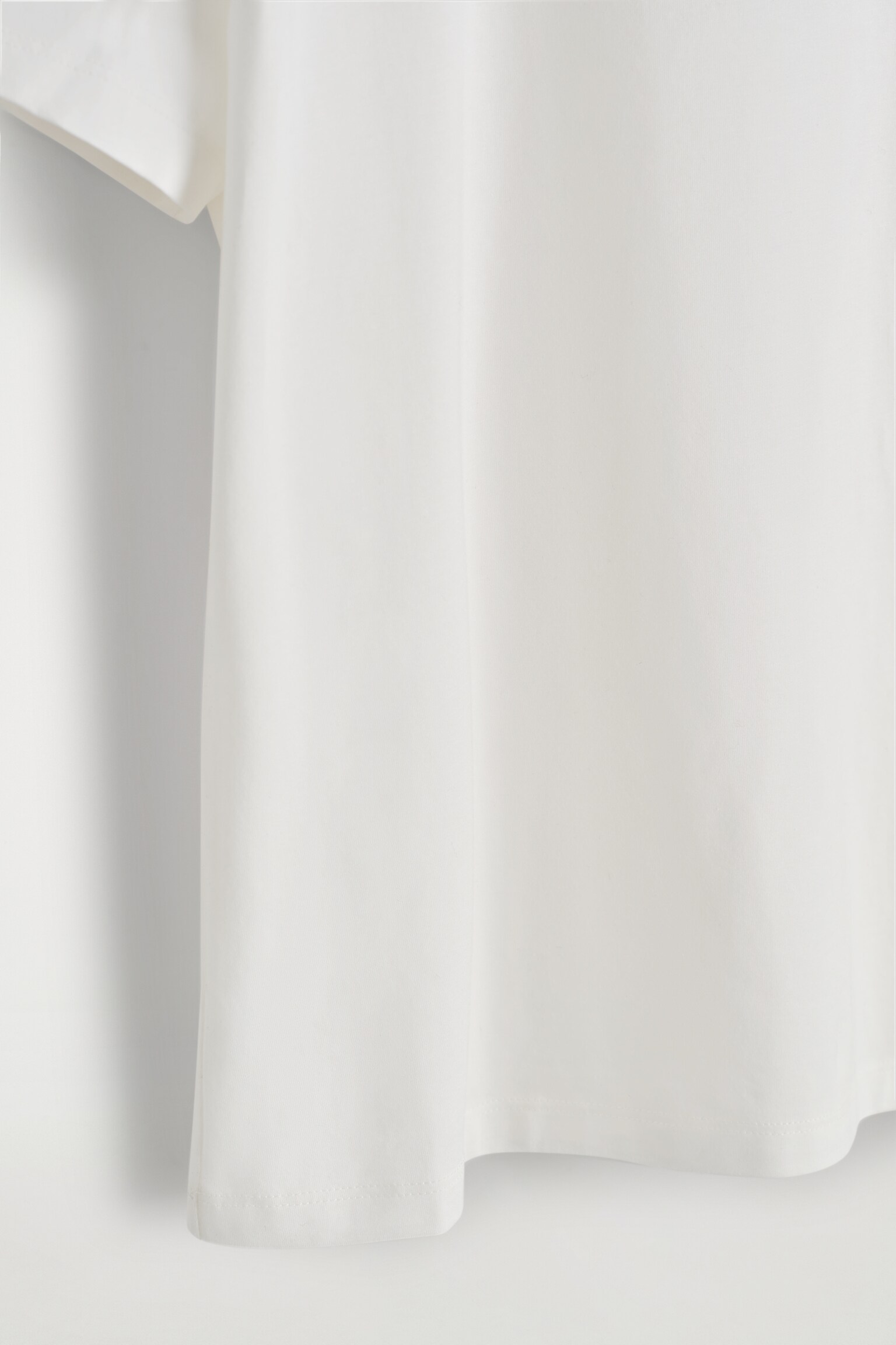 T-SHIRT AJUSTÉ - BLANC/AVOINE CHINÉ/NOIR - 5