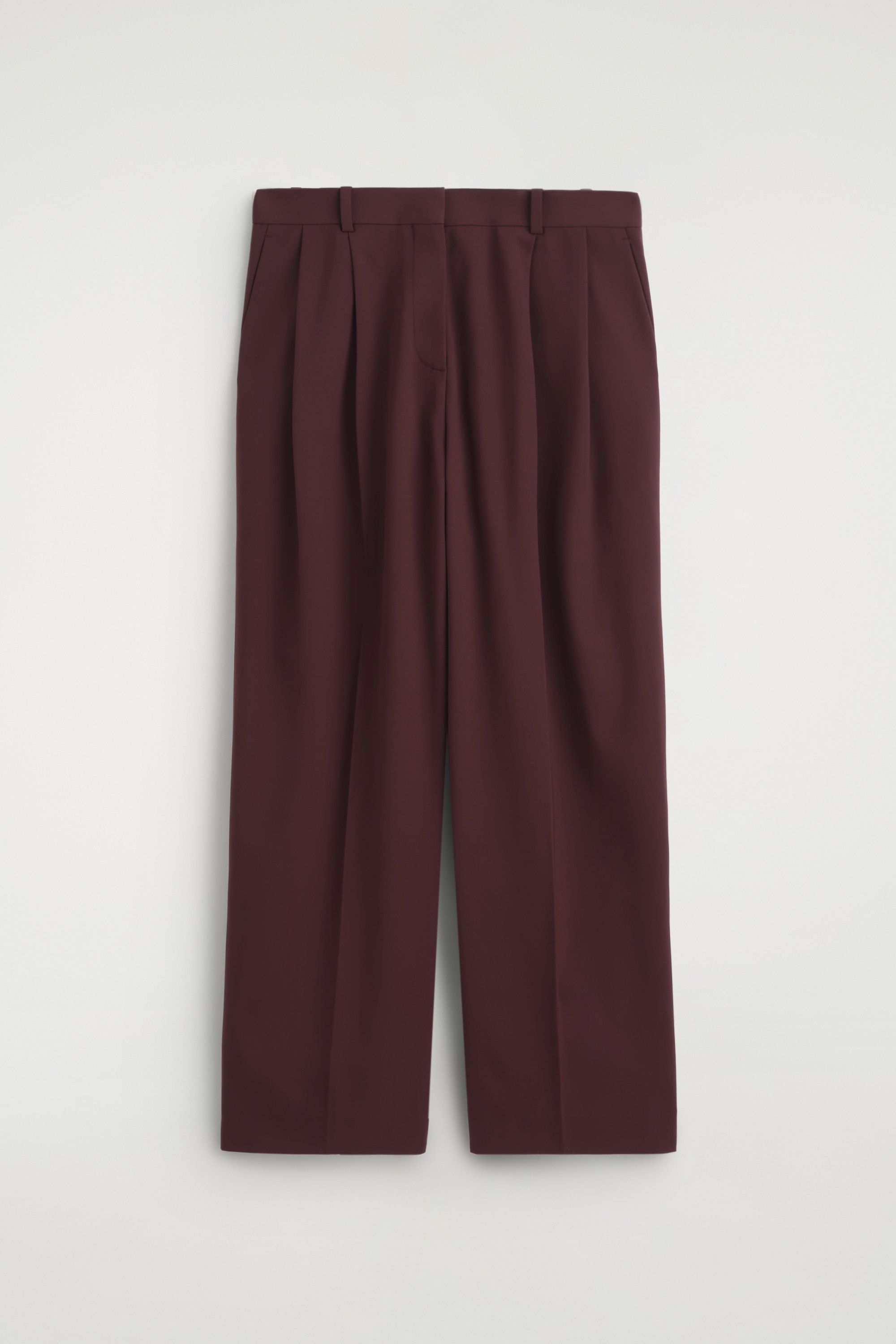 Pantaloni largi din twill cu croială relaxată - MARO/NEGRU/ALBASTRU MARIN/GRI ÎNCHIS