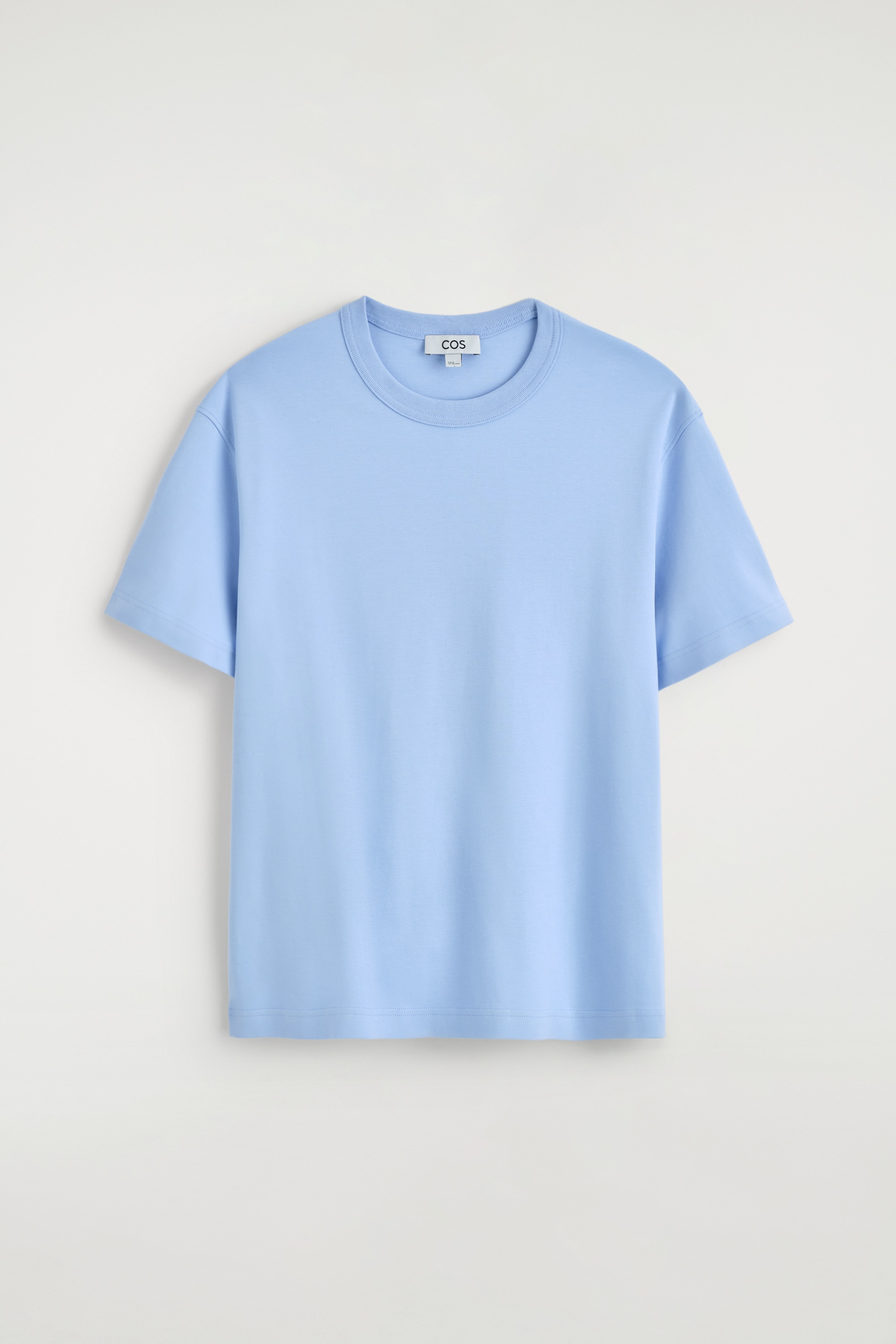 T-SHIRT AUS BAUMWOLLE MIT RUNDHALSAUSSCHNITT - HELLBLAU/BLAU/SCHWARZ/WEISS/NAVYBLAU/WEISS/STREIFEN/GRÜN/WEISS/GESTREIFT/NAVYBLAU/HELLGELB/NAVYBLAU/NAVYBLAU/WEISS/STREIFEN/SCHWARZ