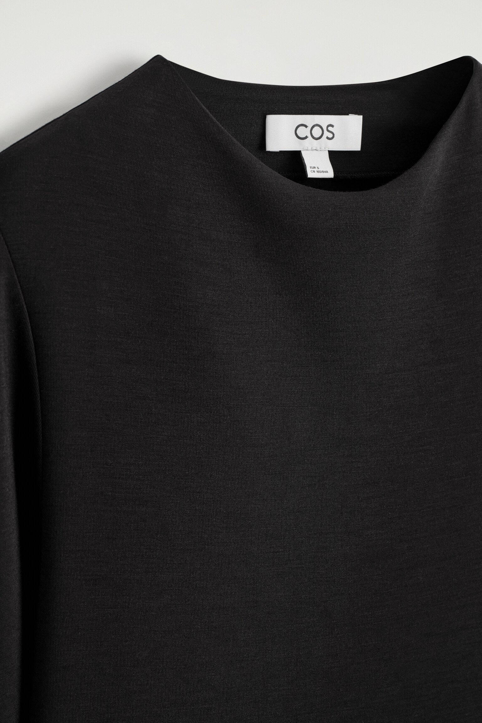 OBERTEIL MIT ABGERUNDETEN ÄRMELN - SCHWARZ/DUNKLES KHAKI - 3