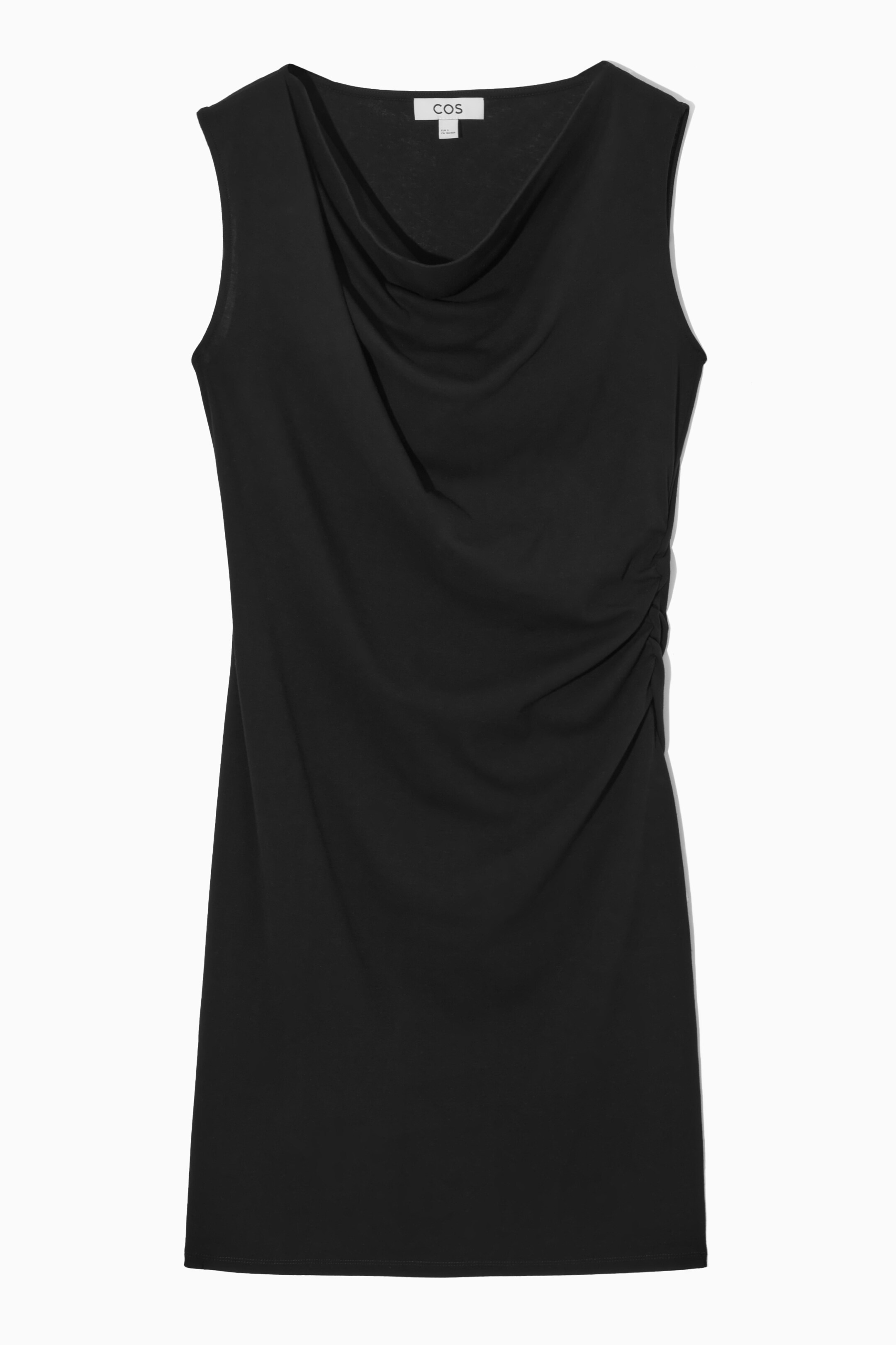 View larger image: DRAPED SLEEVELESS DRESS - BLACK - Ladies | H&M GB 1