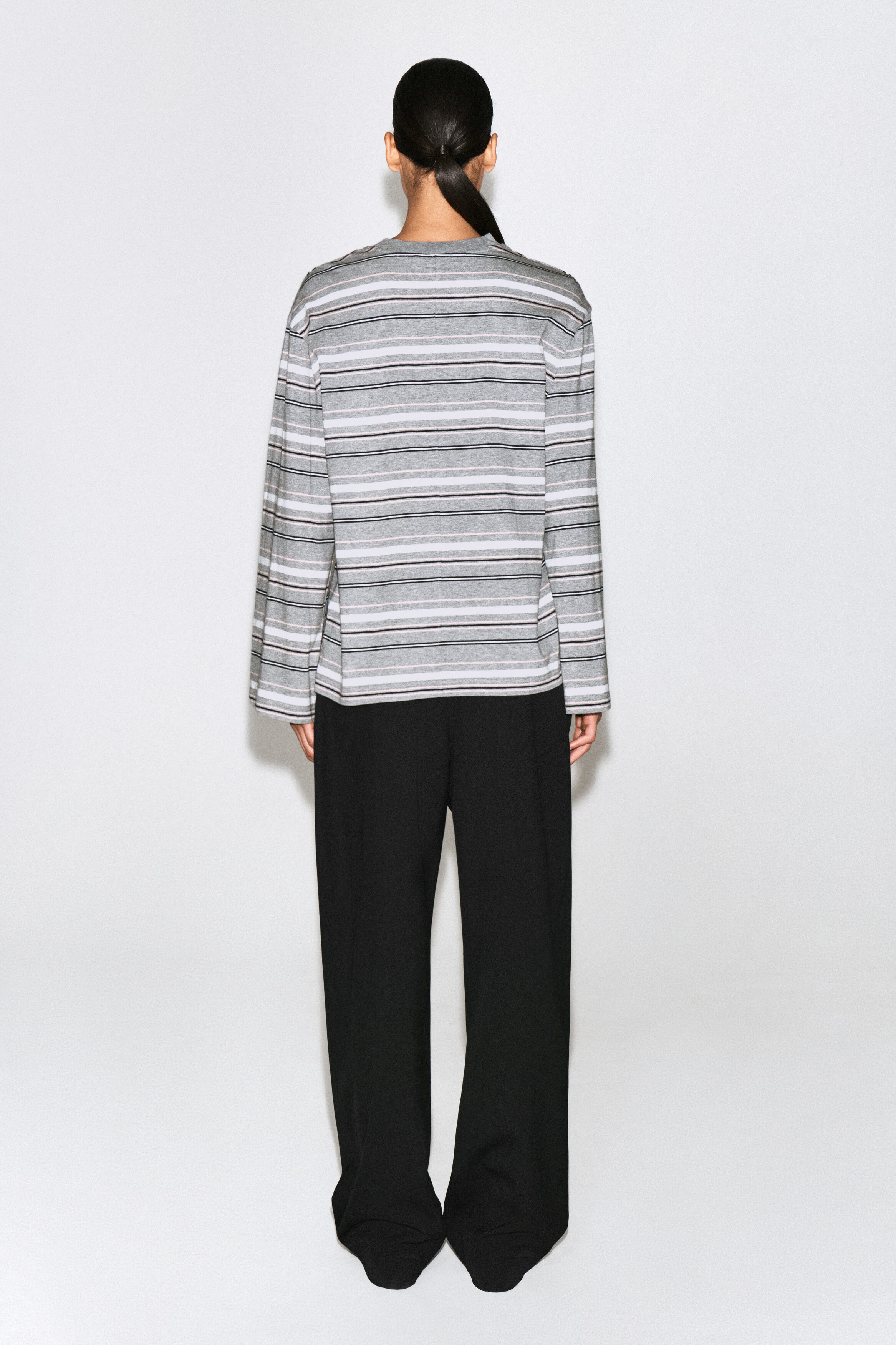 BRUSHED-COTTON LONG-SLEEVED T-SHIRT thumbnail 6