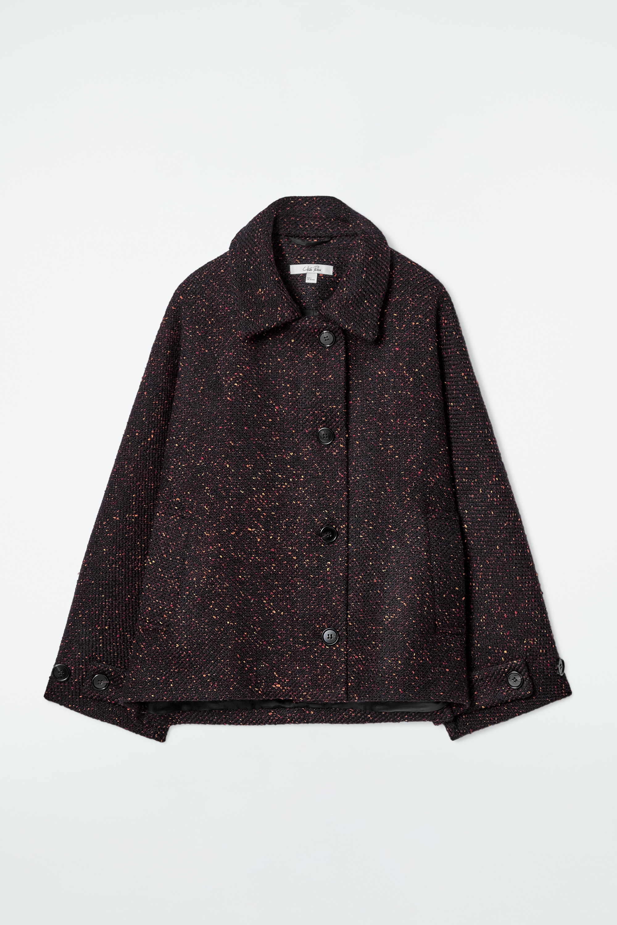 FLECKED WOOL-BLEND JACKET MULTICOLOURED DONNA H&M CH