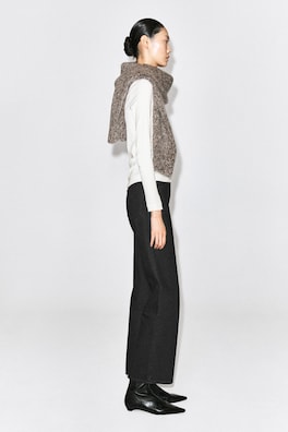 VALLEY CROPPED BOOTCUT JEANS — BLACK 3