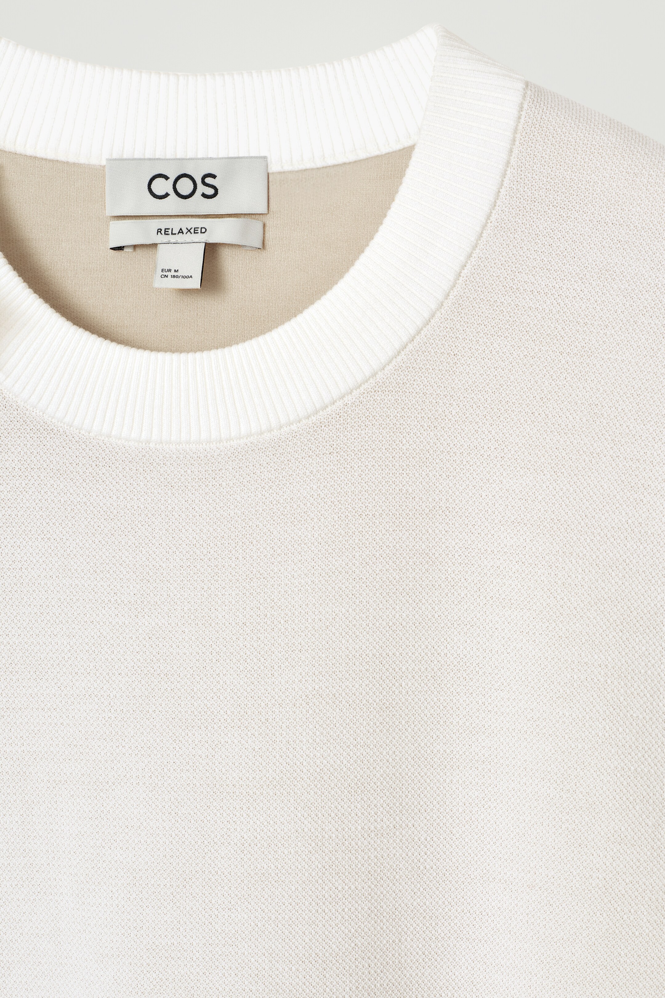 Agrandir l'image: T-SHIRT DÉCONTRACTÉ EN MAILLE DOUBLE FACE - BLANC - HOMME | H&M CH 7