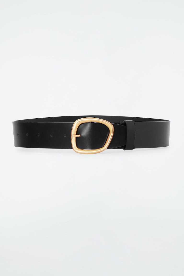 ASYMMETRIC BELT SOLID WHITE main image 1