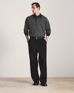 Placeholder for: man in polo sweater