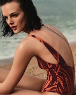 Placeholder for: animal print swimsuit