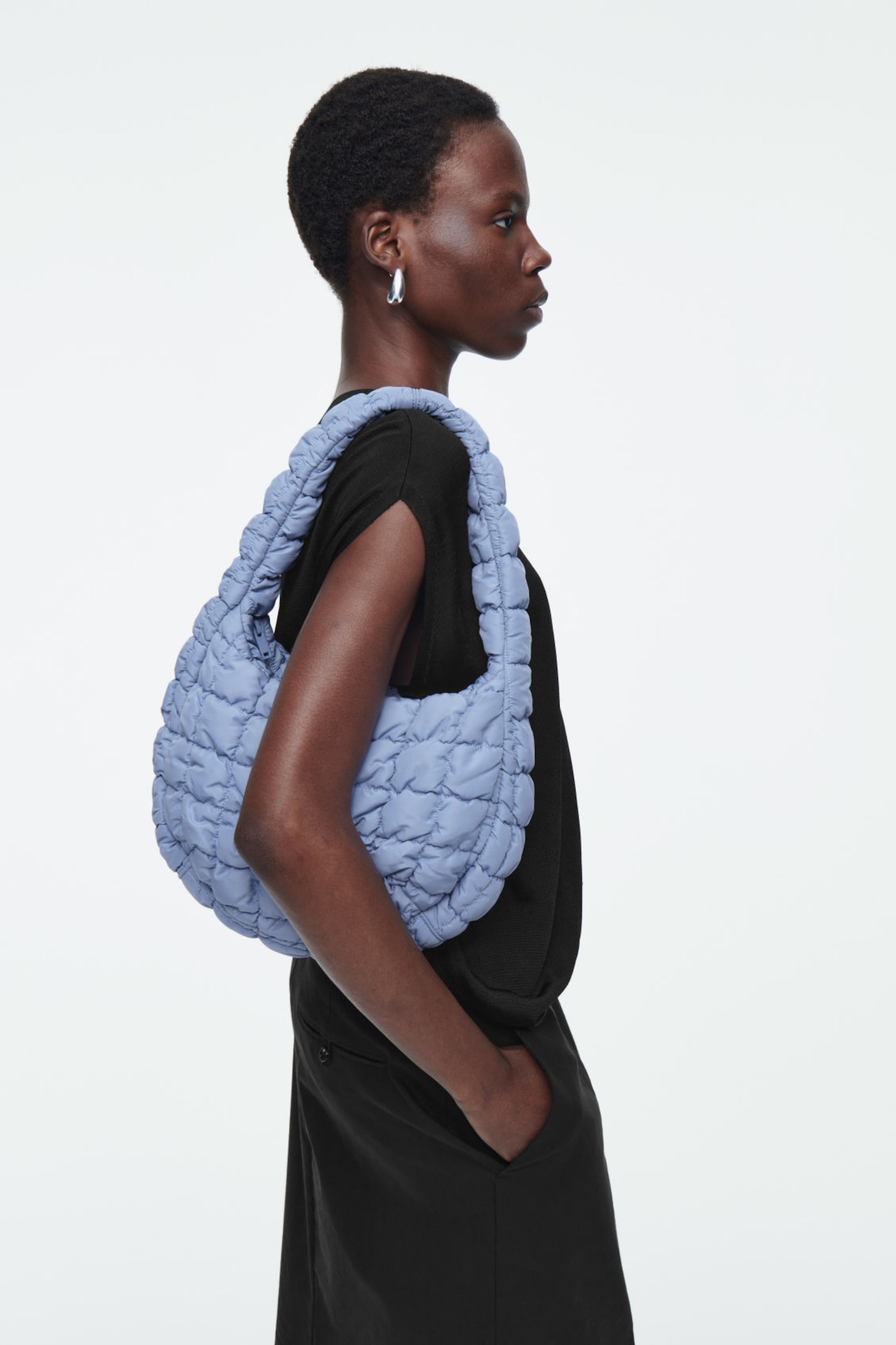 The COS quilted bag collection: oversized, micro & mini
