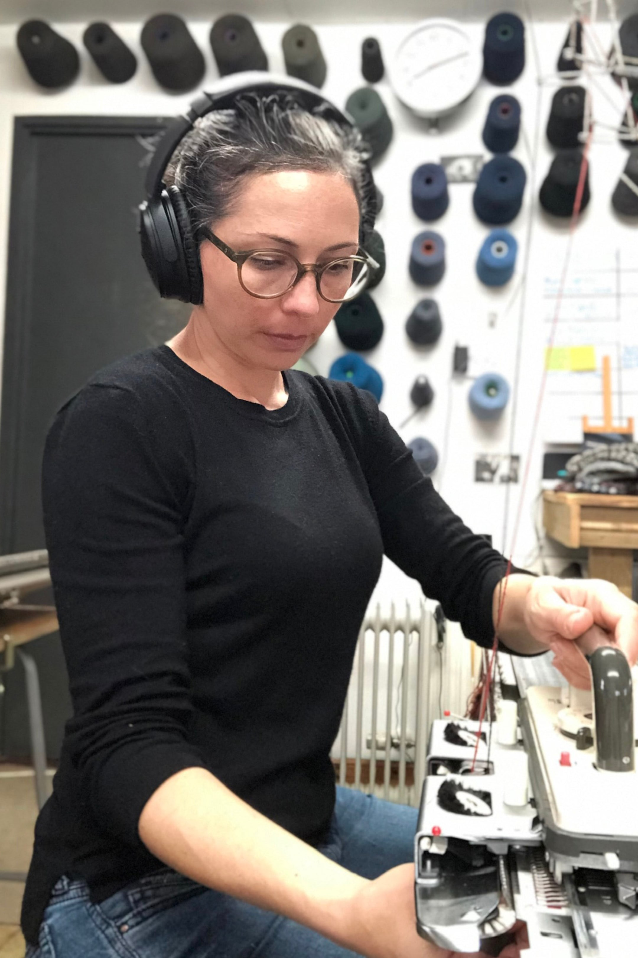 Person wearing black