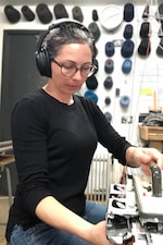 Placeholder for: Person wearing black