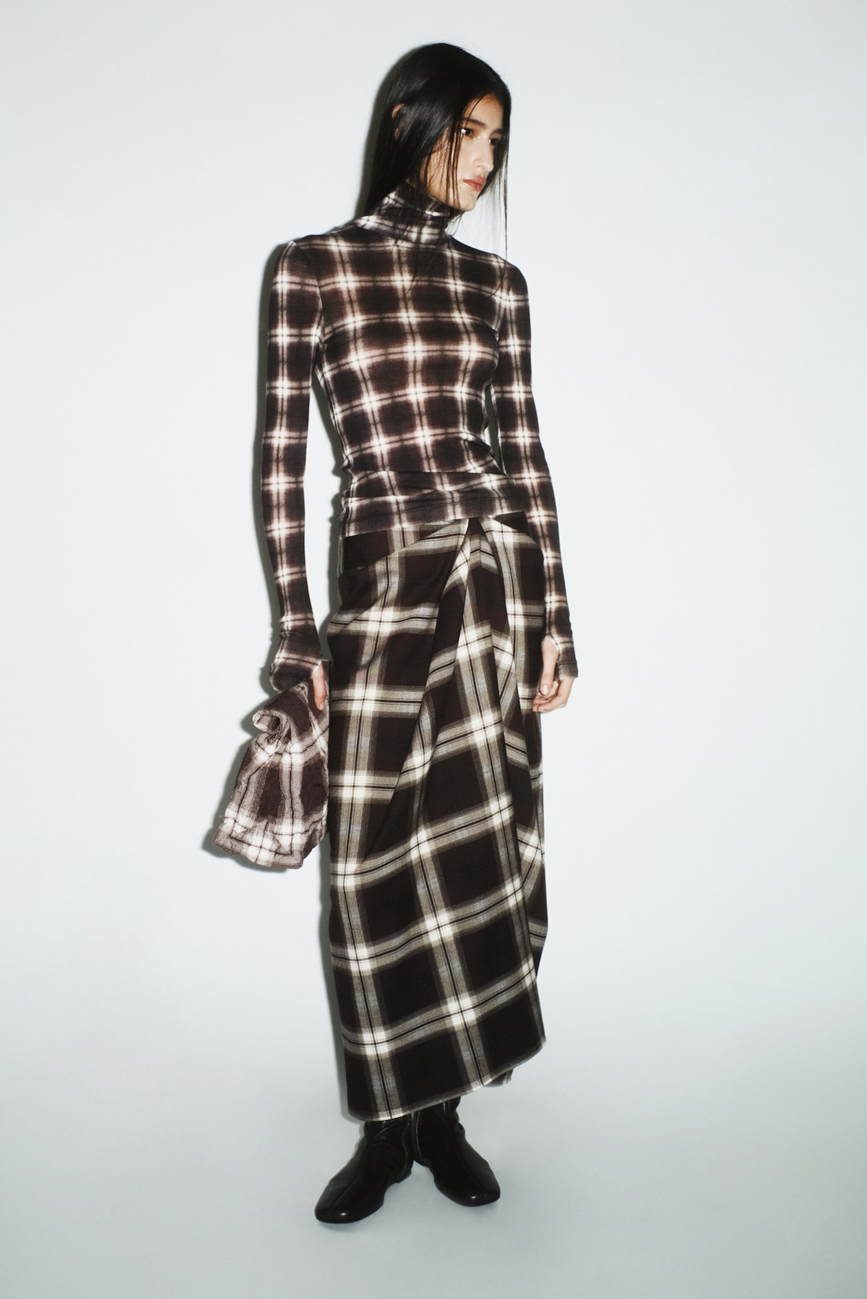 model wearing AW25 Collection