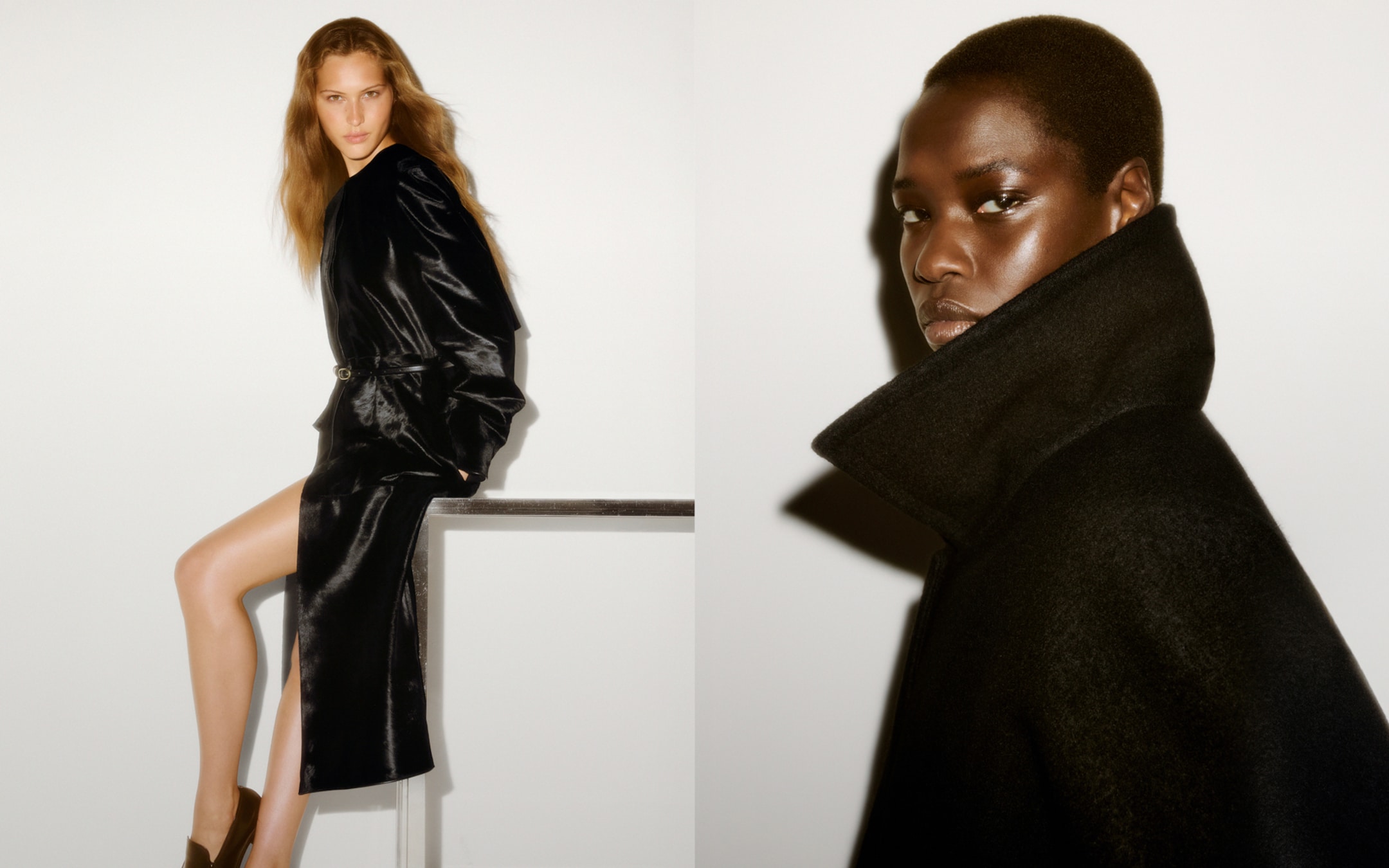 model wearing AW25 campaign womenswear