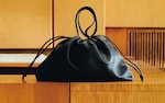 Placeholder for: leather bag in black