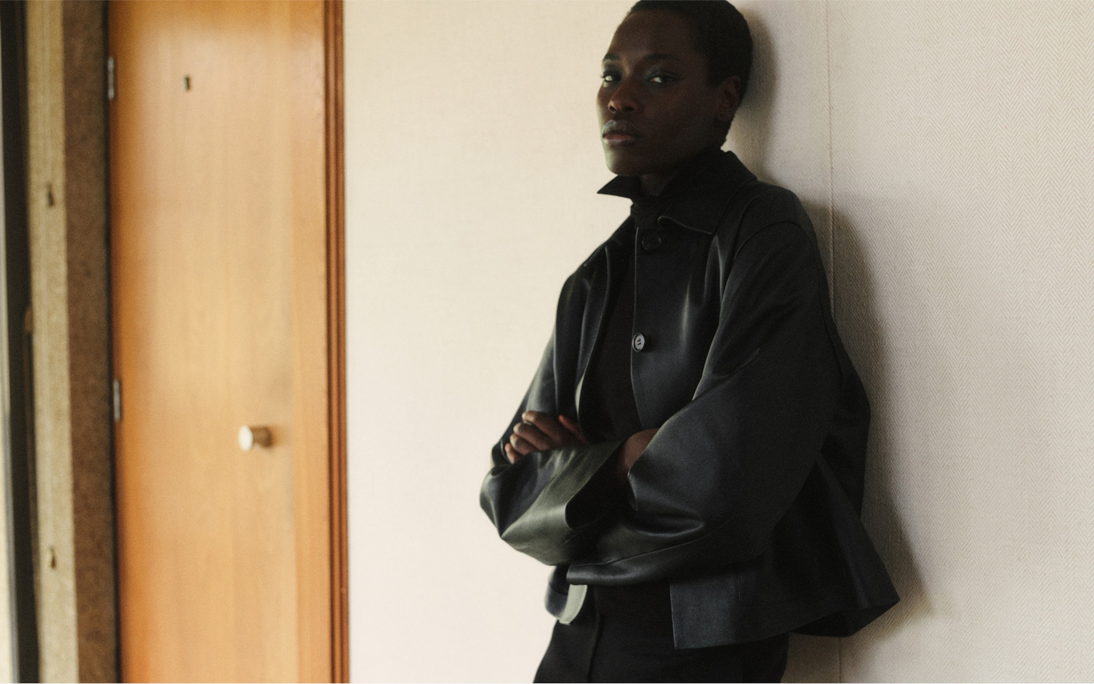 Person wearing black