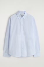 Placeholder for: light blue cotton shirt