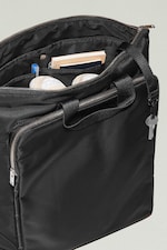 Placeholder for: Black rucksack