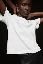 Placeholder for: Woman wearing white tshirt