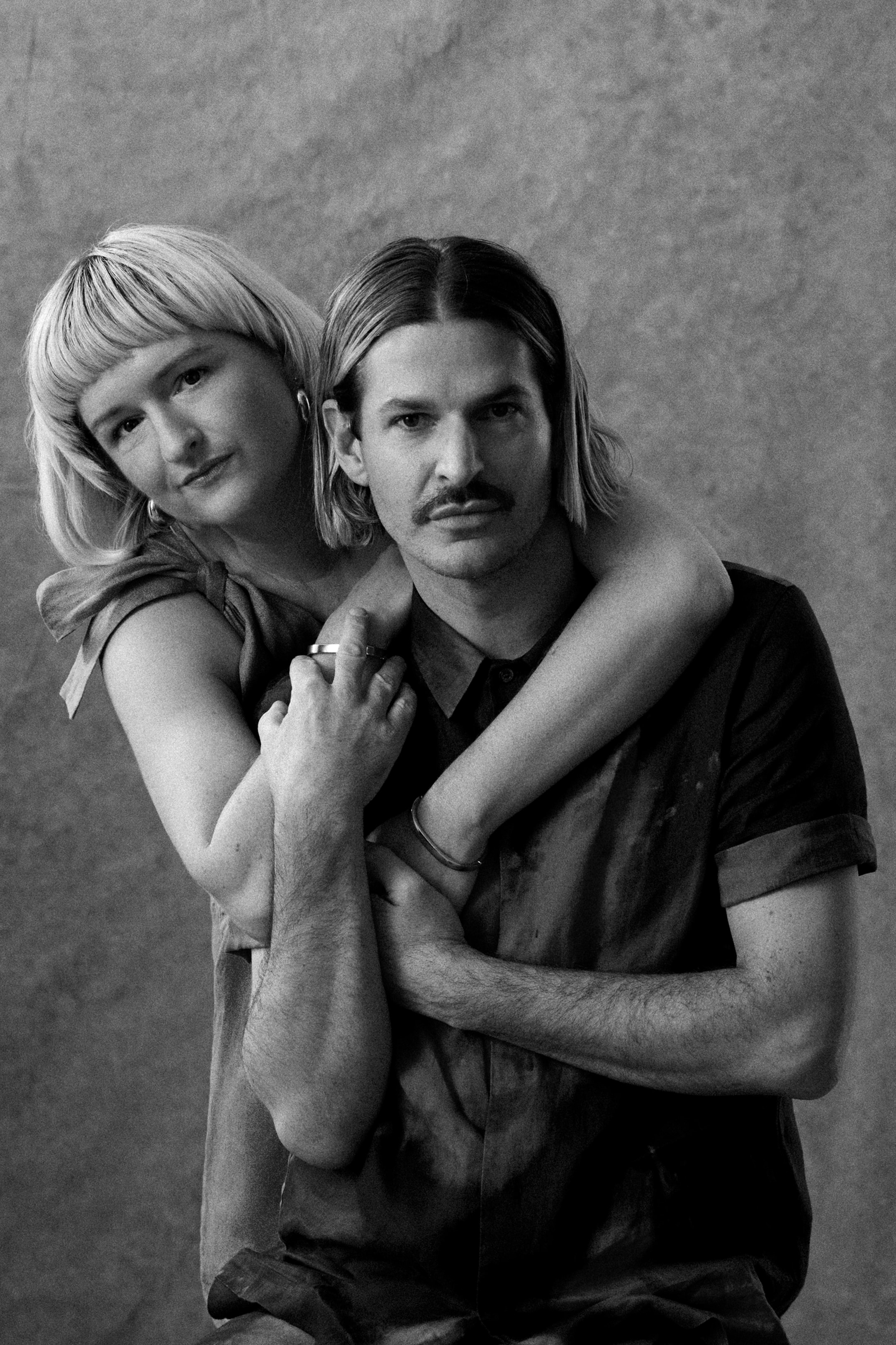 portrait of two people