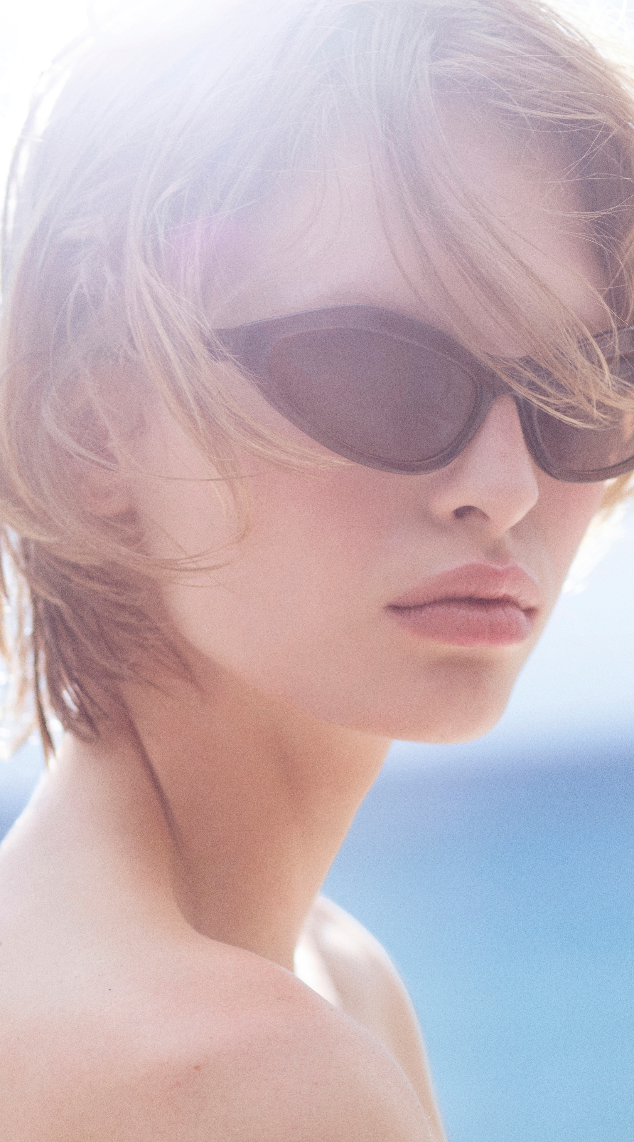 Person wearing sunglasses