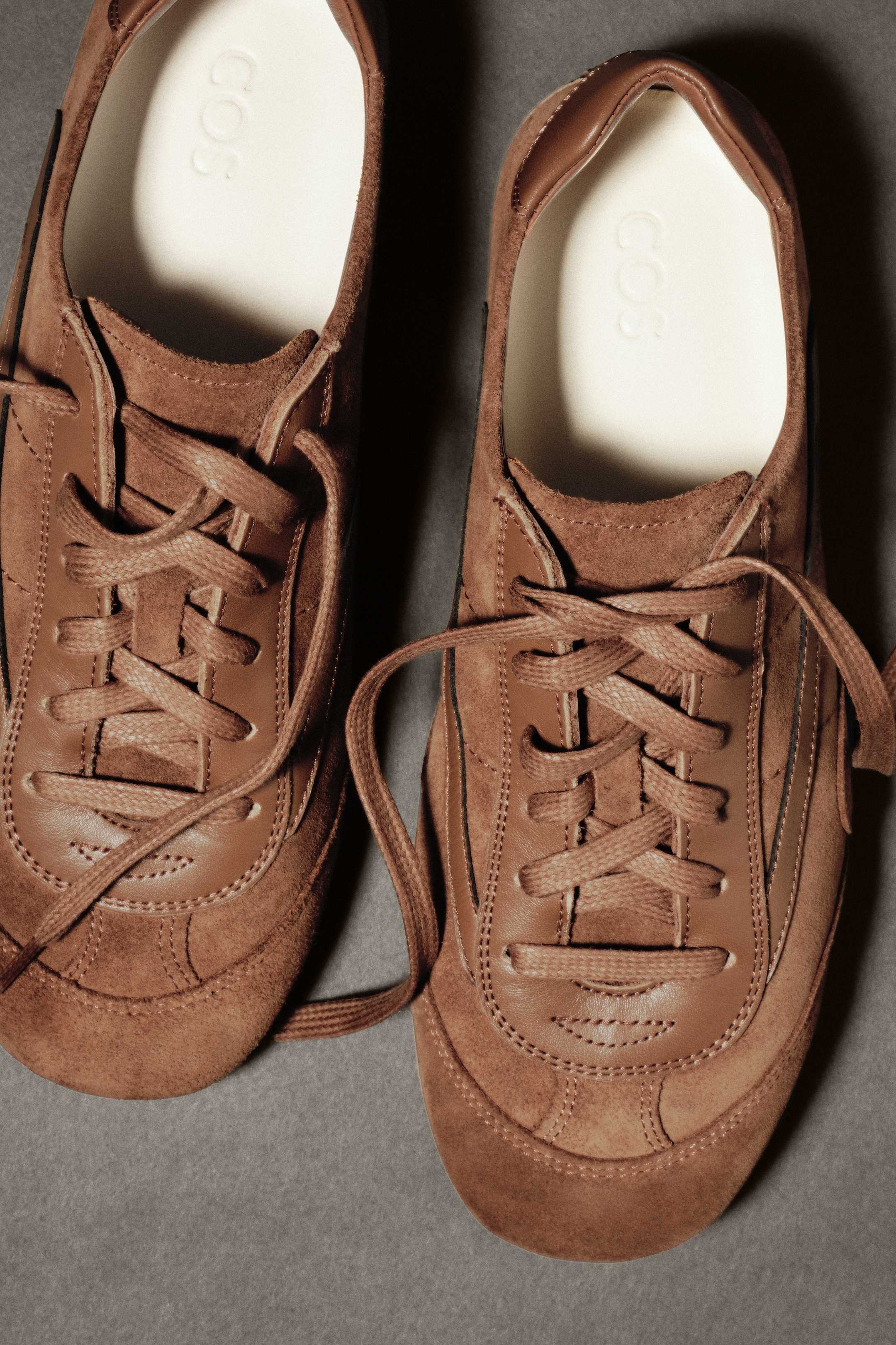brown trainers