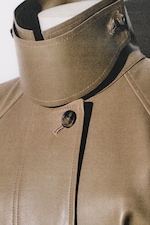 Placeholder for: Beige leather jacket