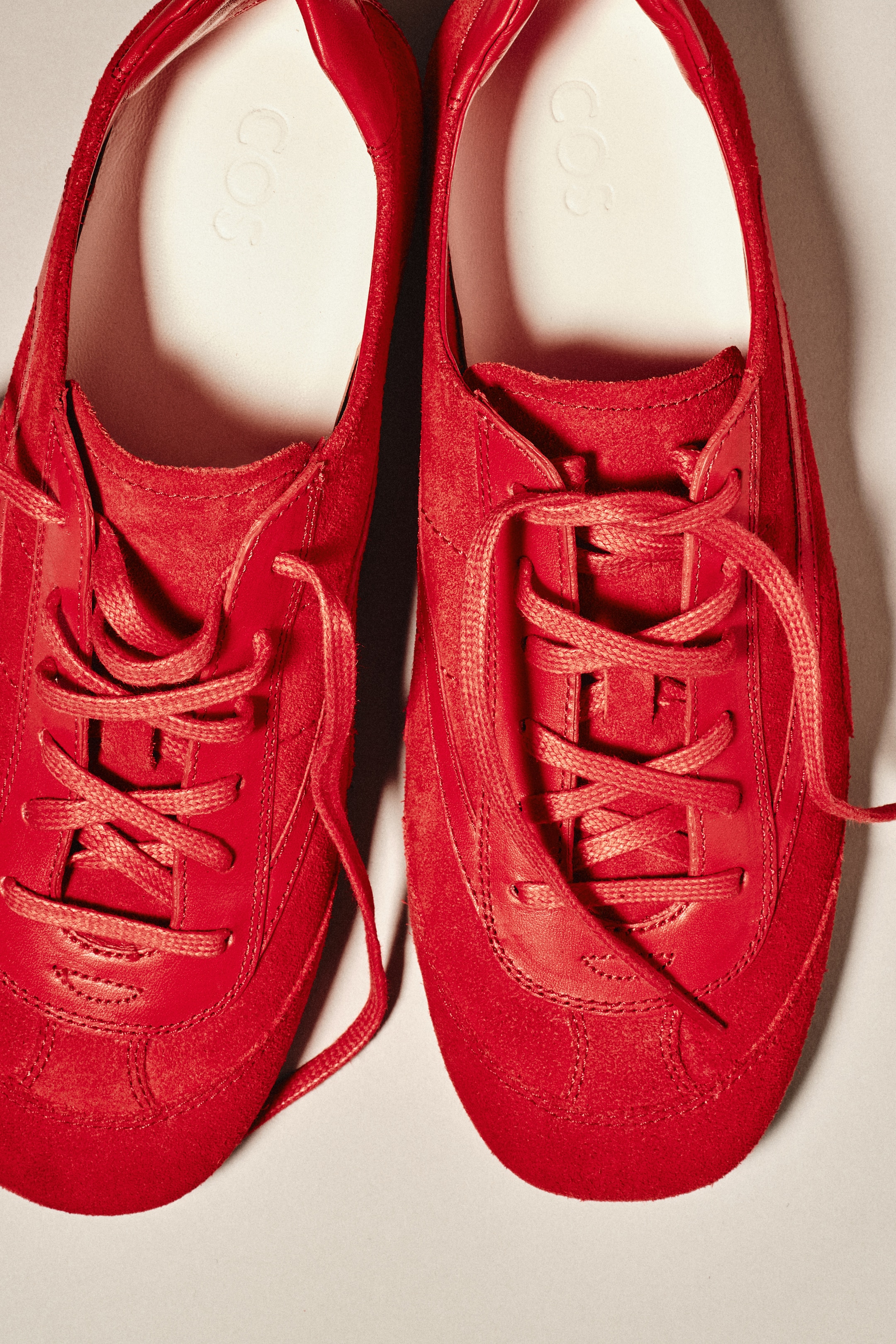 red trainers