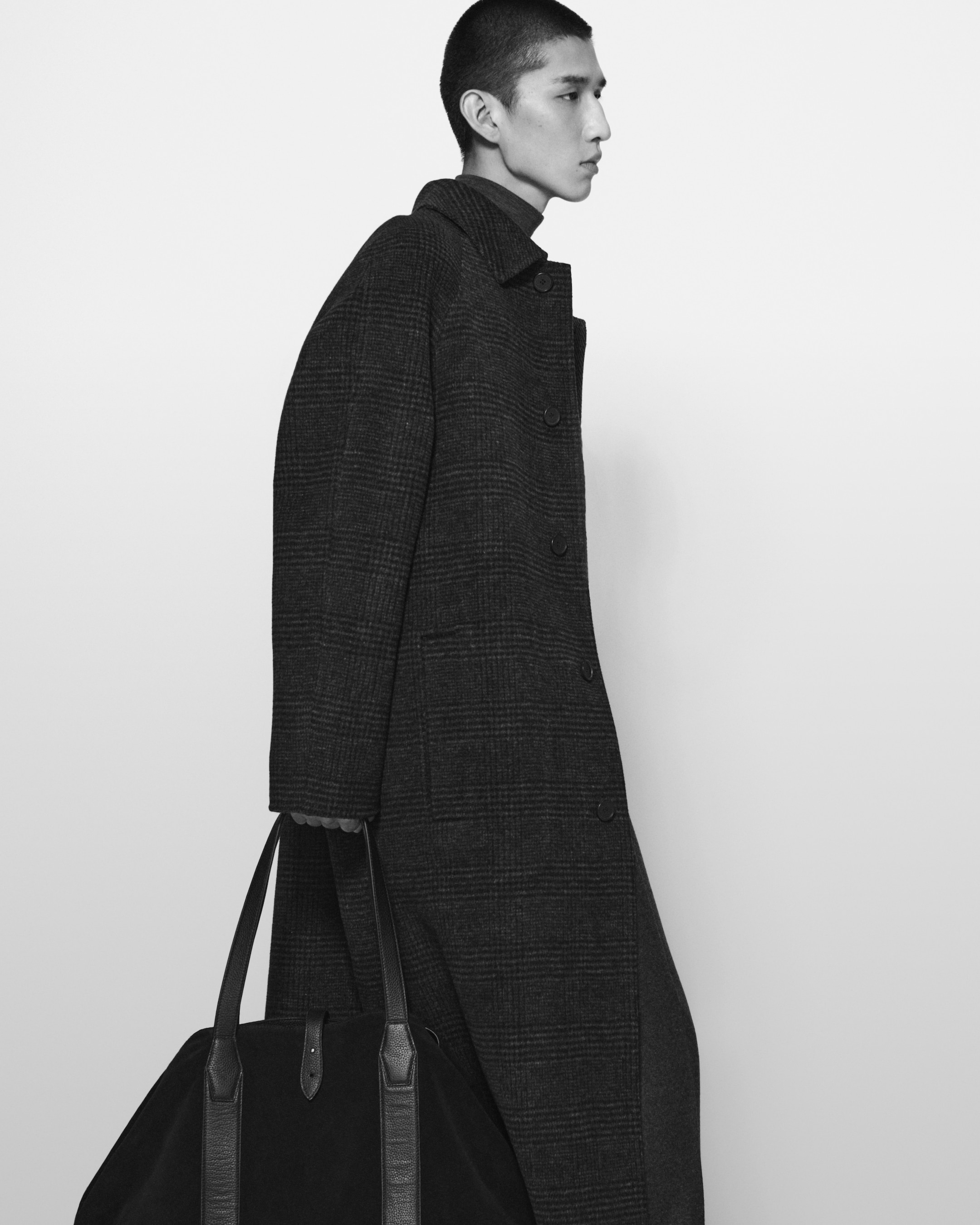 MAN IN WOOL LONGSLEEVE JACKET